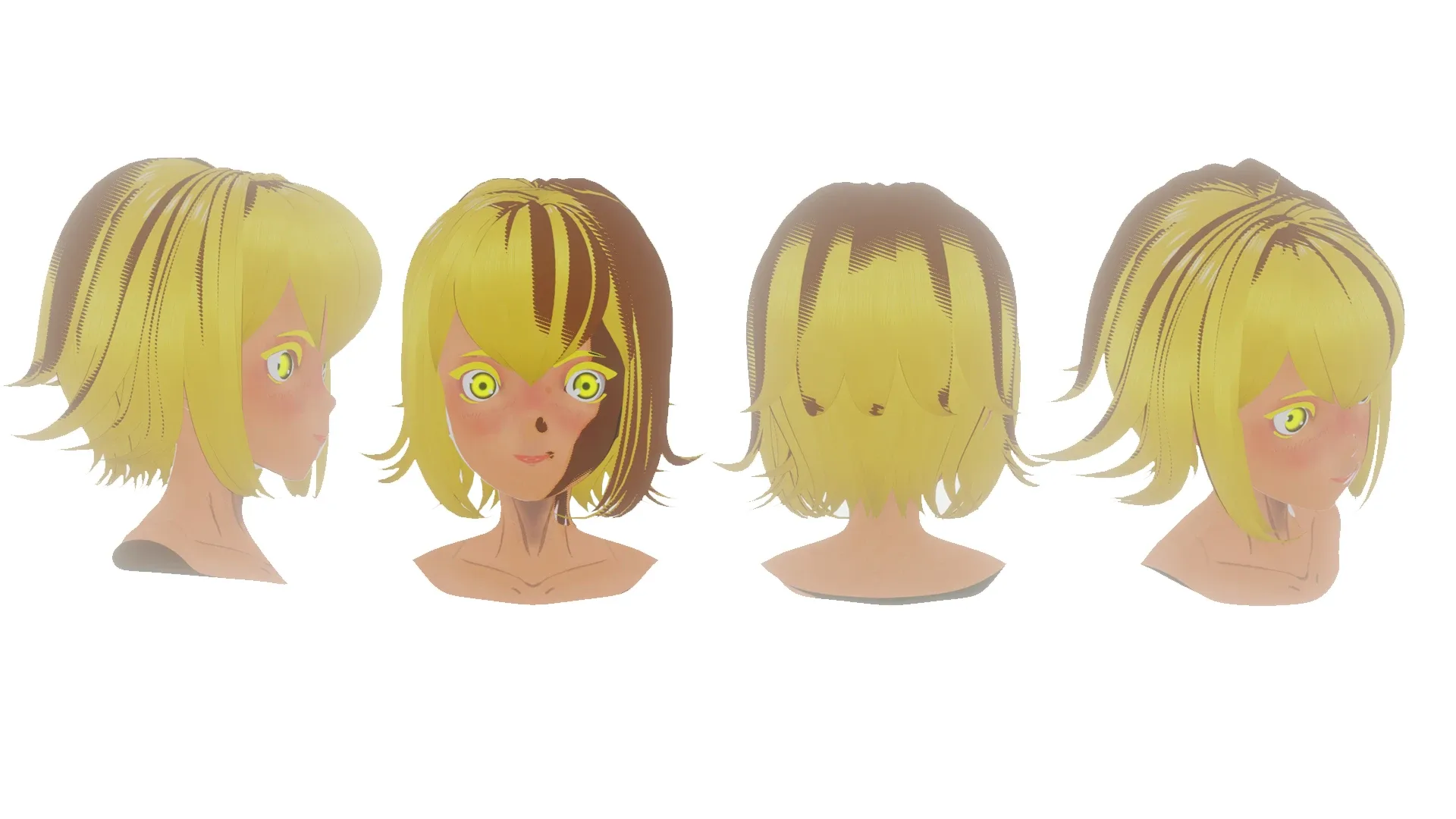 Hair Pack 10 Models