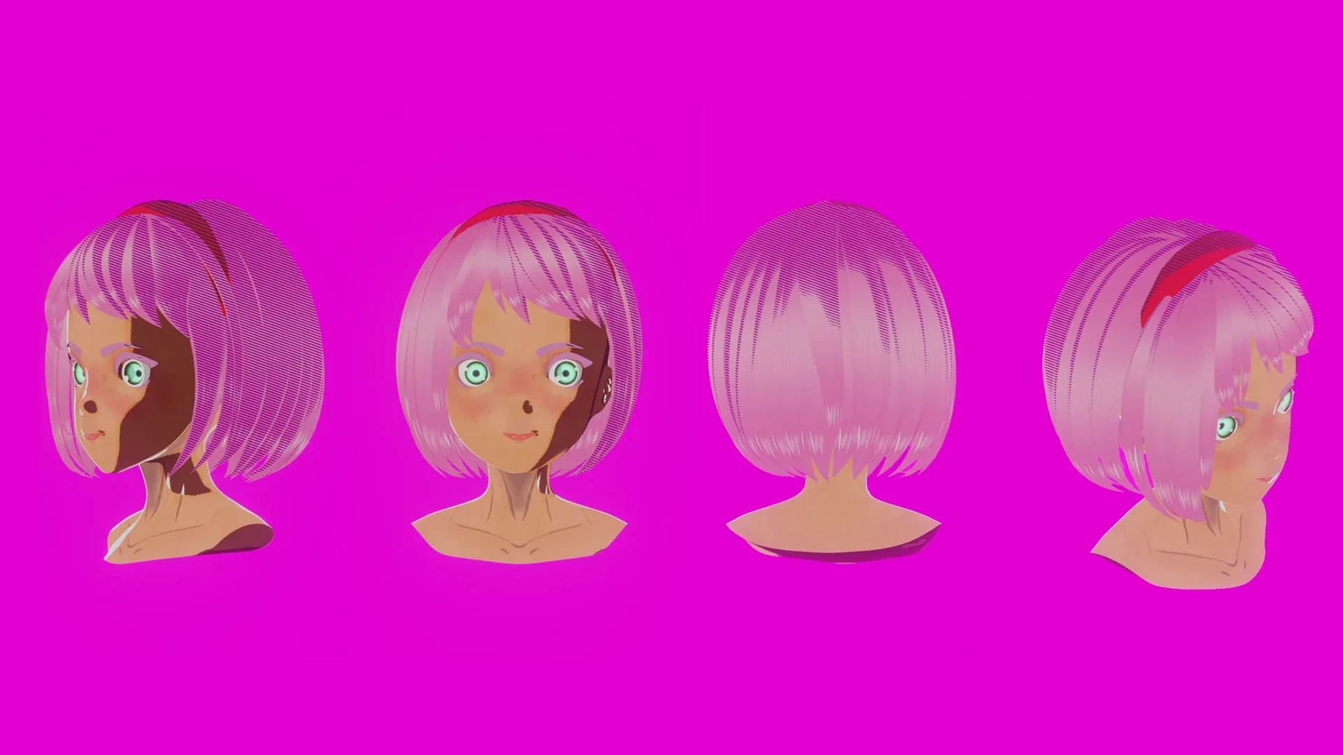 Hair Pack 10 Models