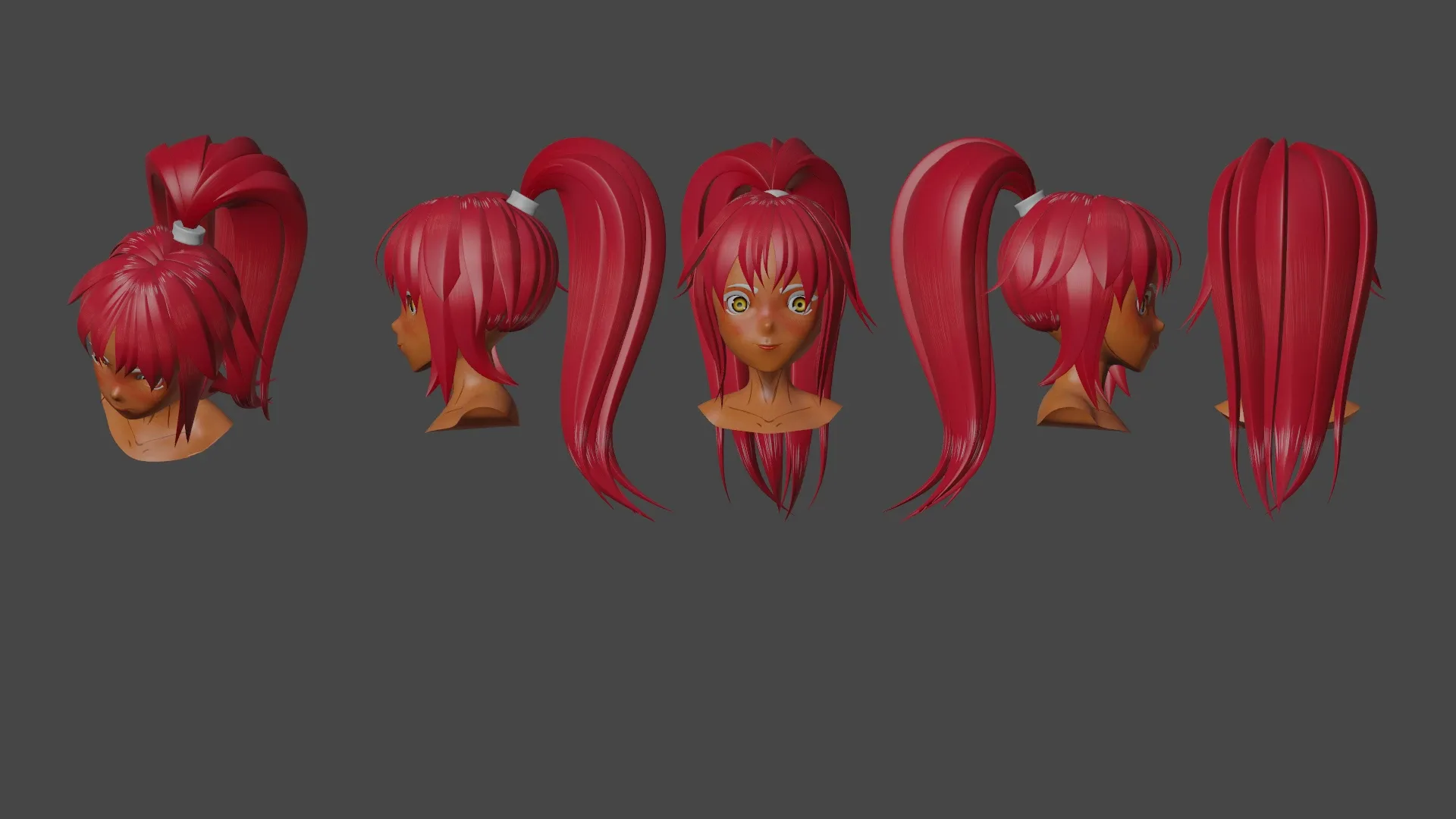 Hair Pack 10 Models