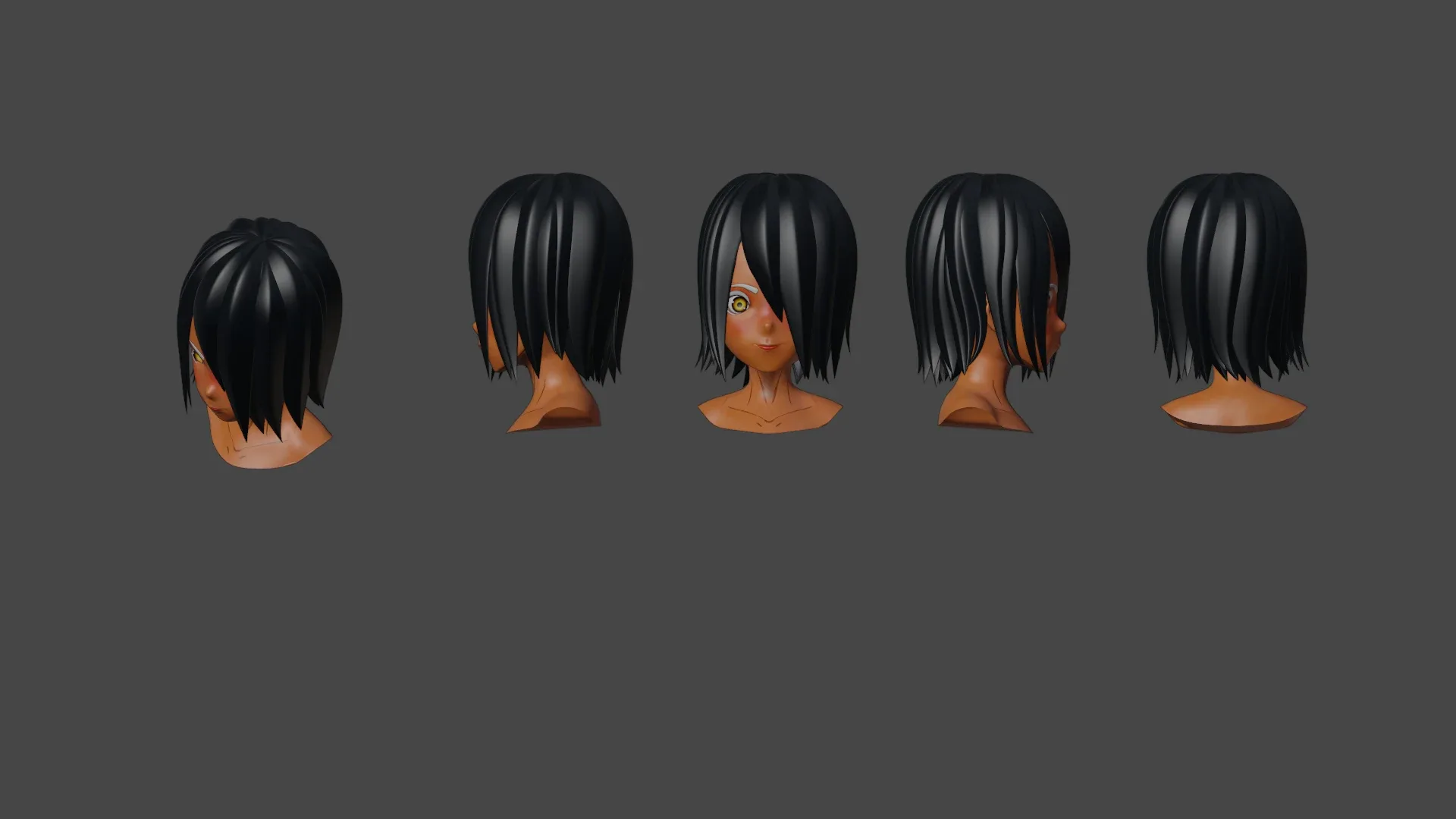 Hair Pack 10 Models