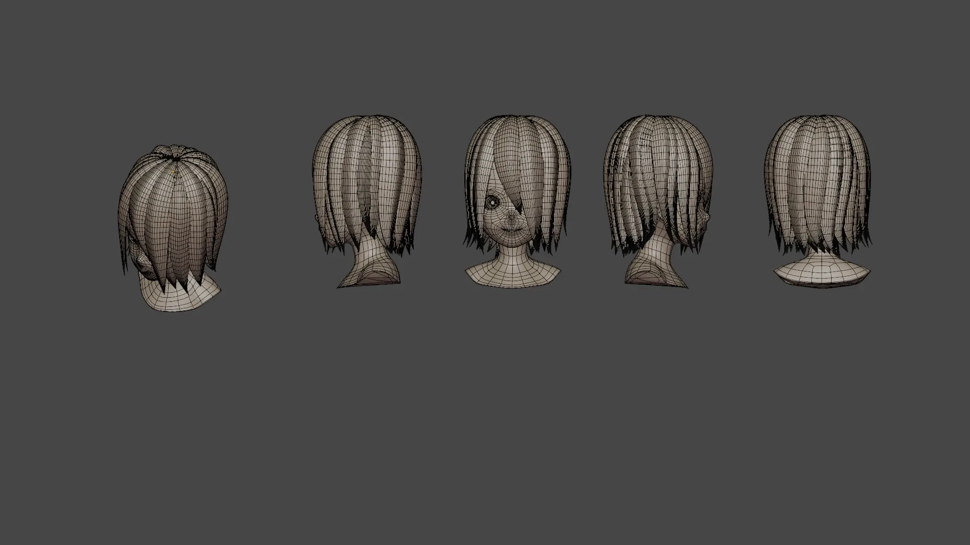 Hair Pack 10 Models