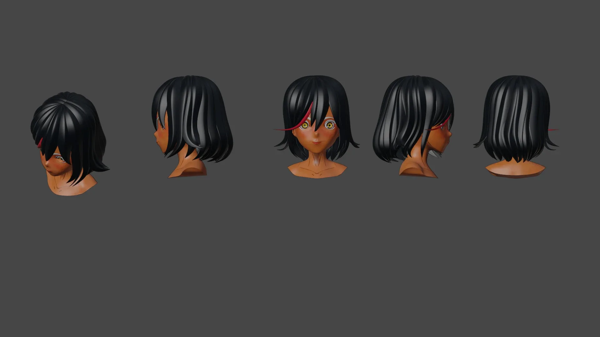 Hair Pack 10 Models