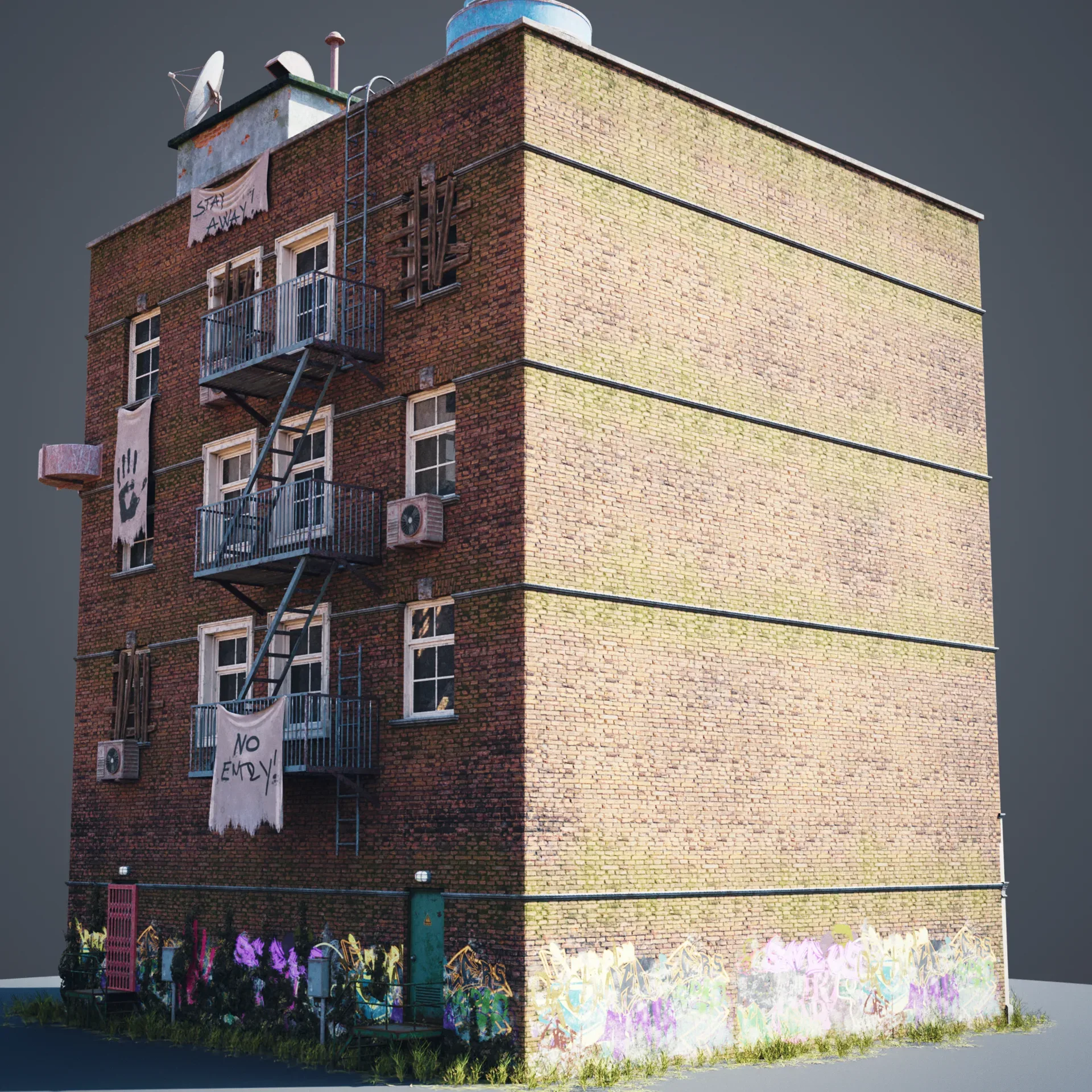 Abandoned Building Modular Kit