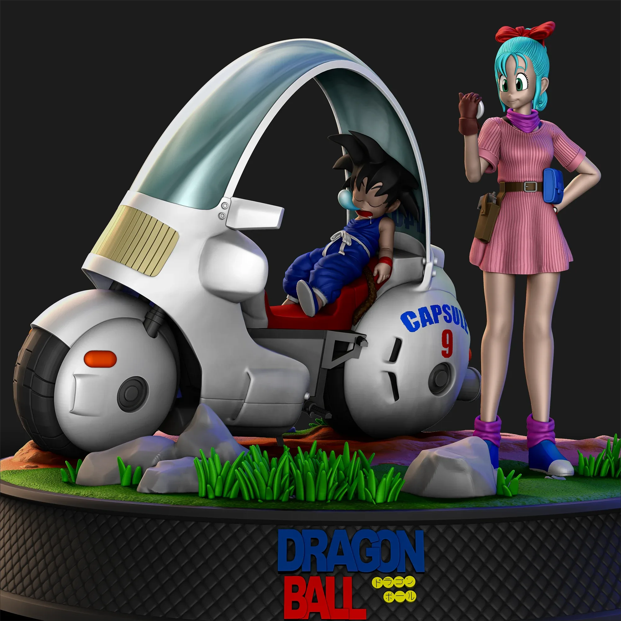 Goku and Bulma - Dragonball