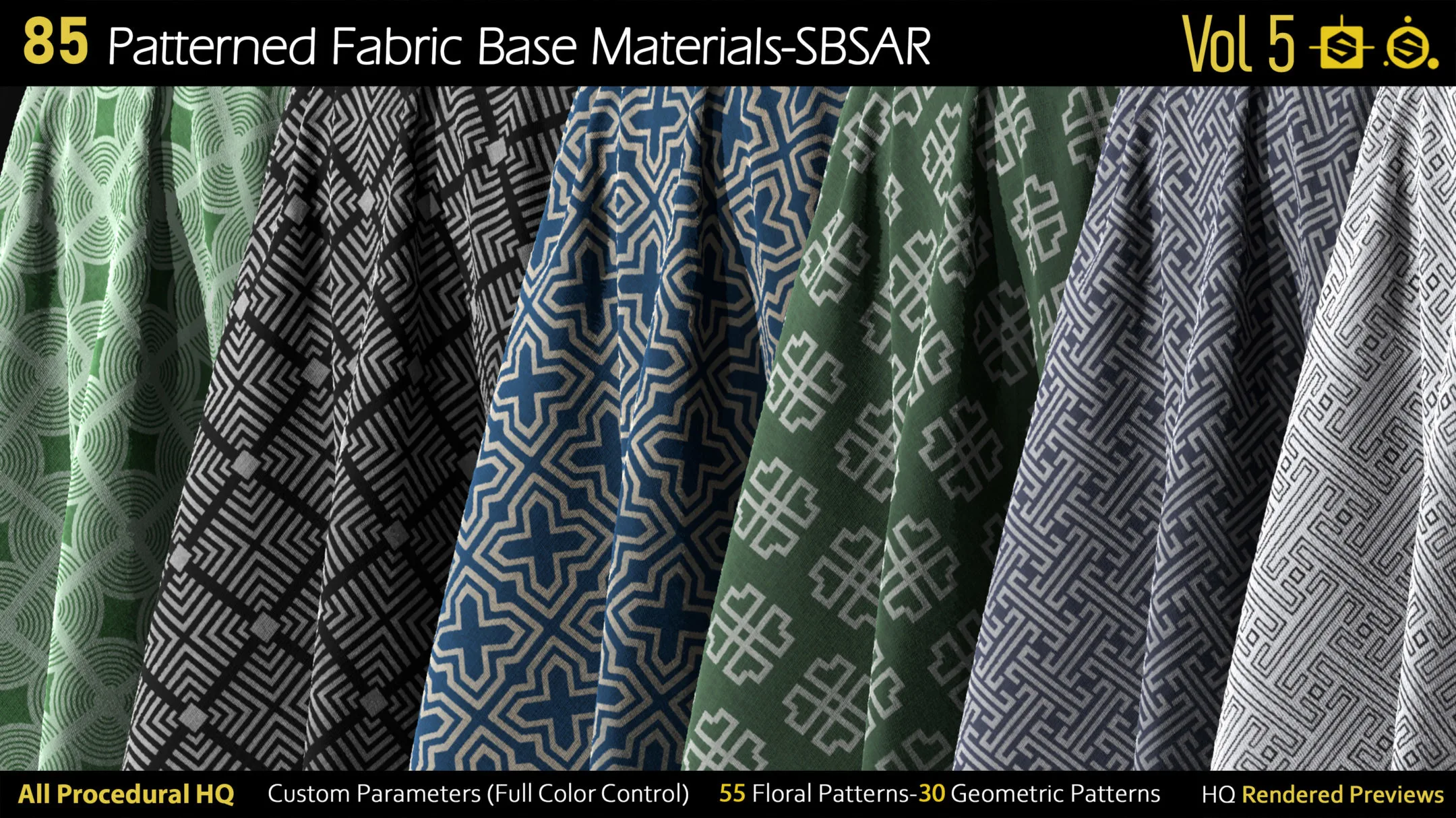 85 Patterned Fabric Base Materials-SBSAR