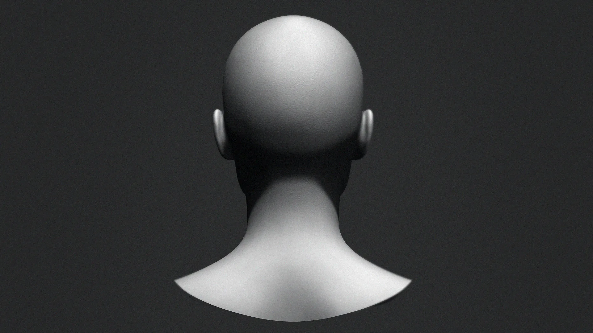Asian Bust Head Base Mesh