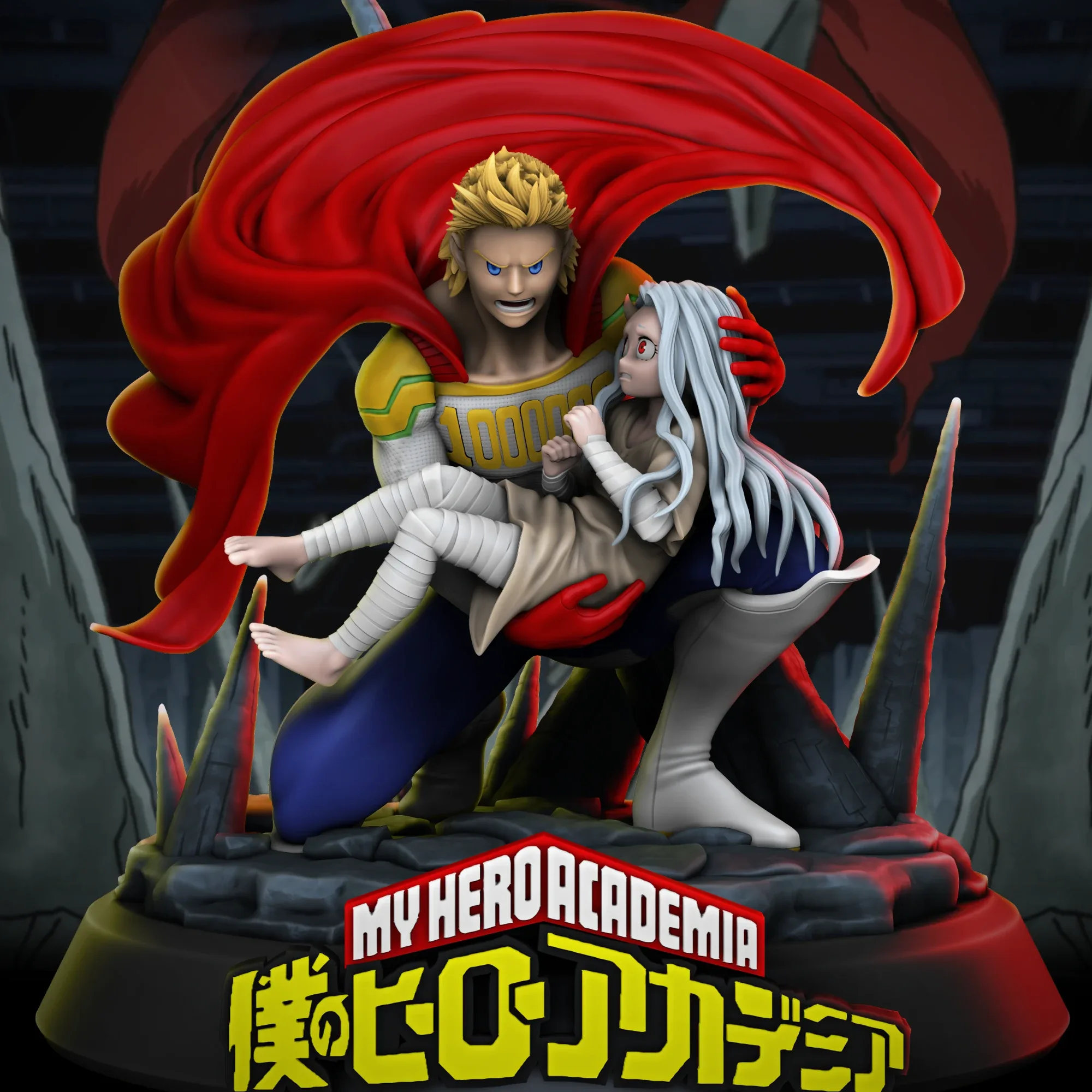 Mirio And Eri - My Hero Academia 3D print model