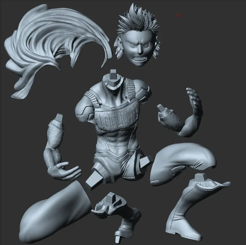 Mirio And Eri - My Hero Academia 3D print model