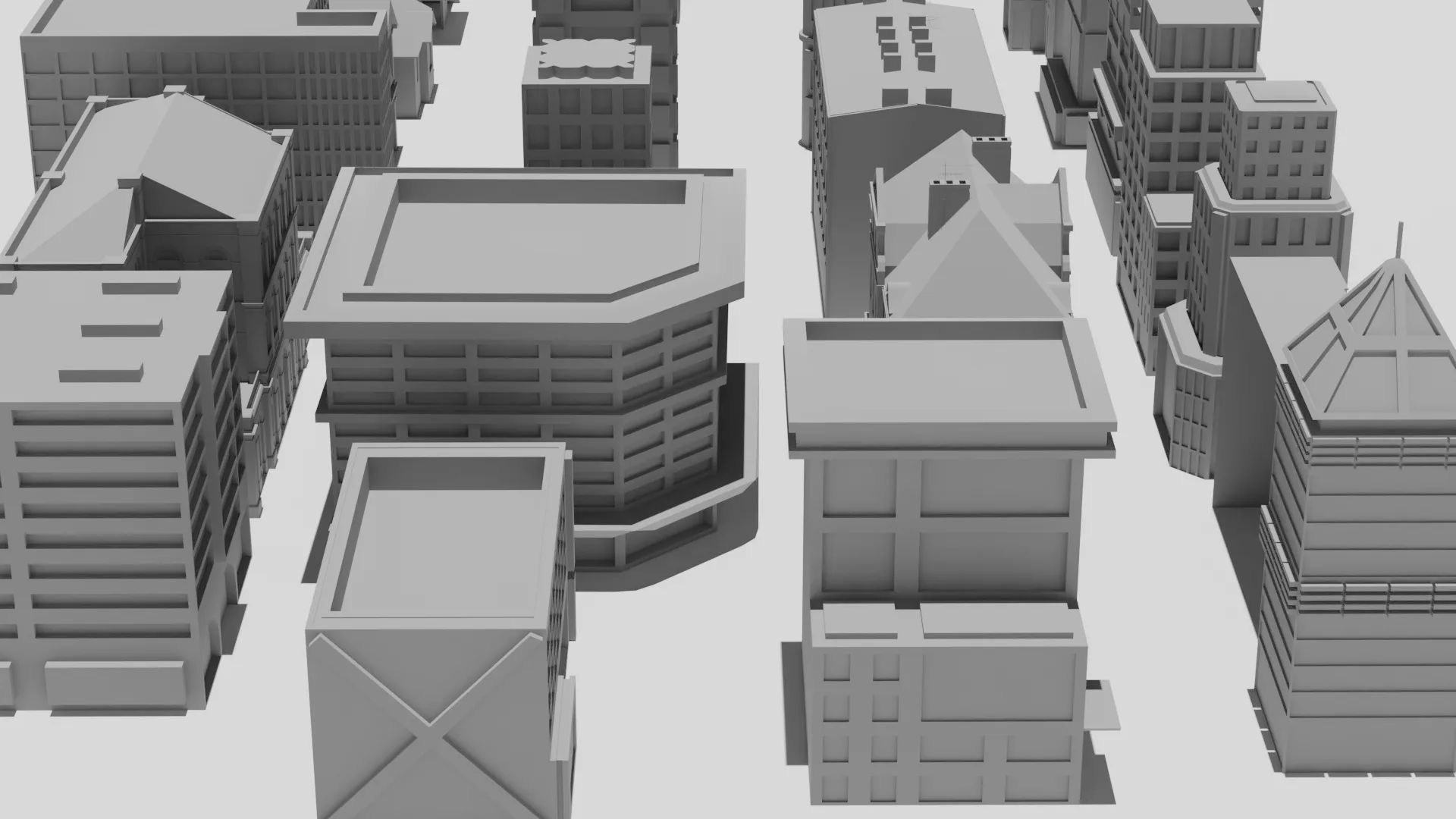 City Building Kitbash Pack