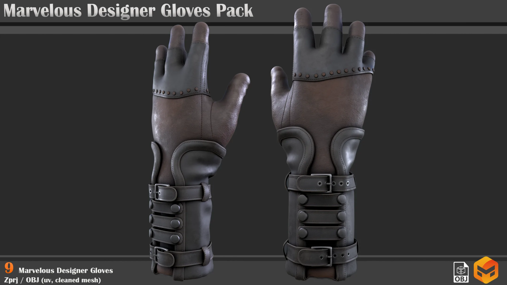 Marvelous Designer Glove Pack