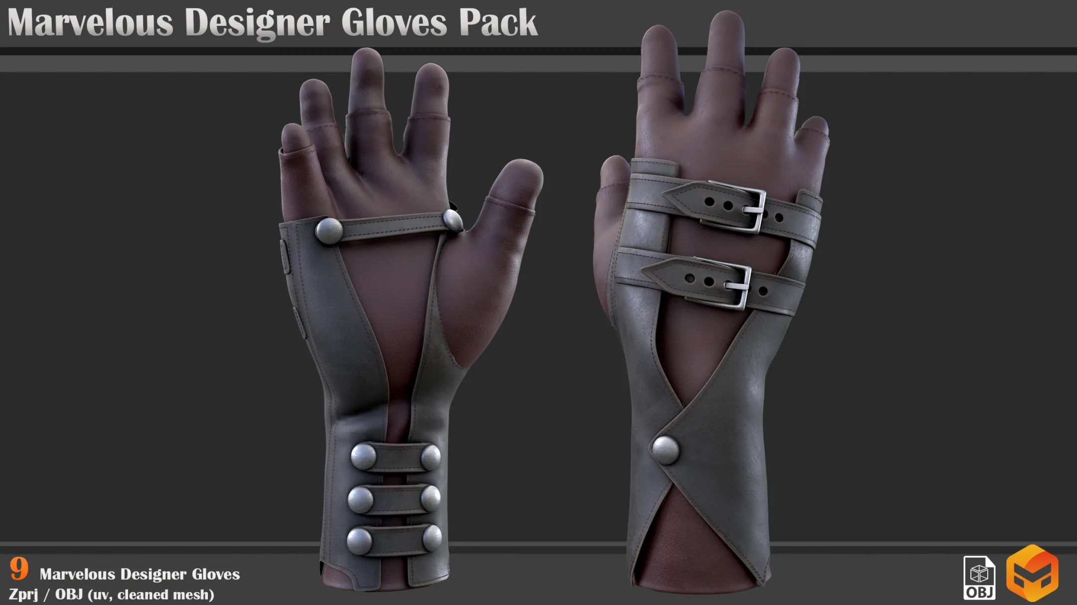 Marvelous Designer Glove Pack