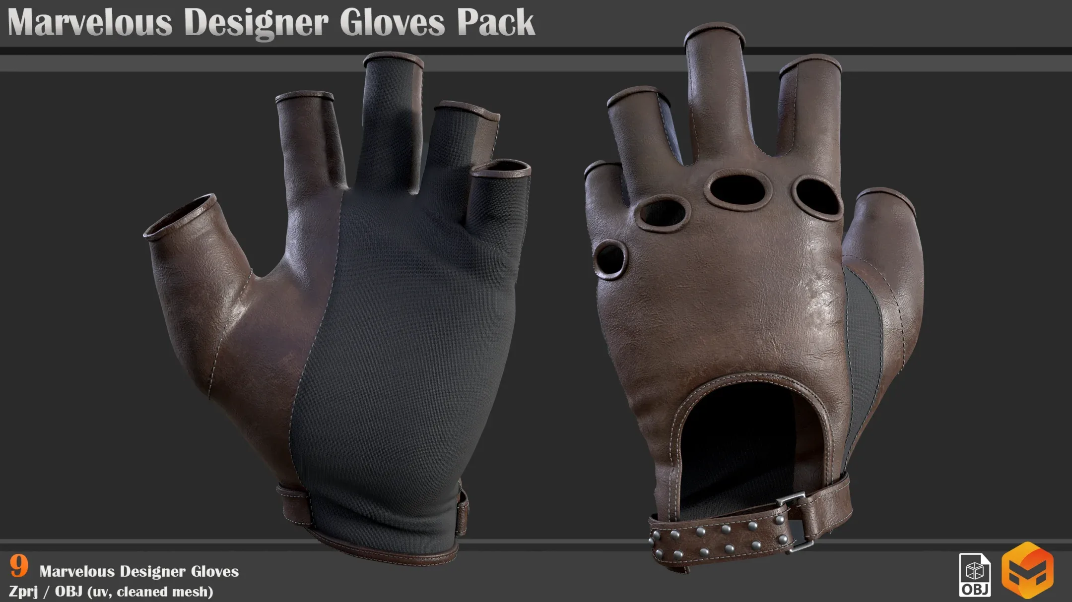 Marvelous Designer Glove Pack