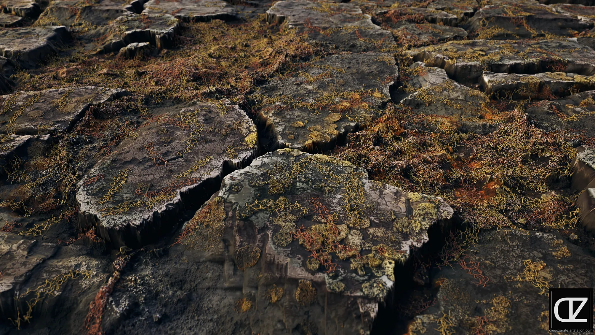 PBR- NORDIC ROCKS - 4K MATERIAL - FlippedNormals
