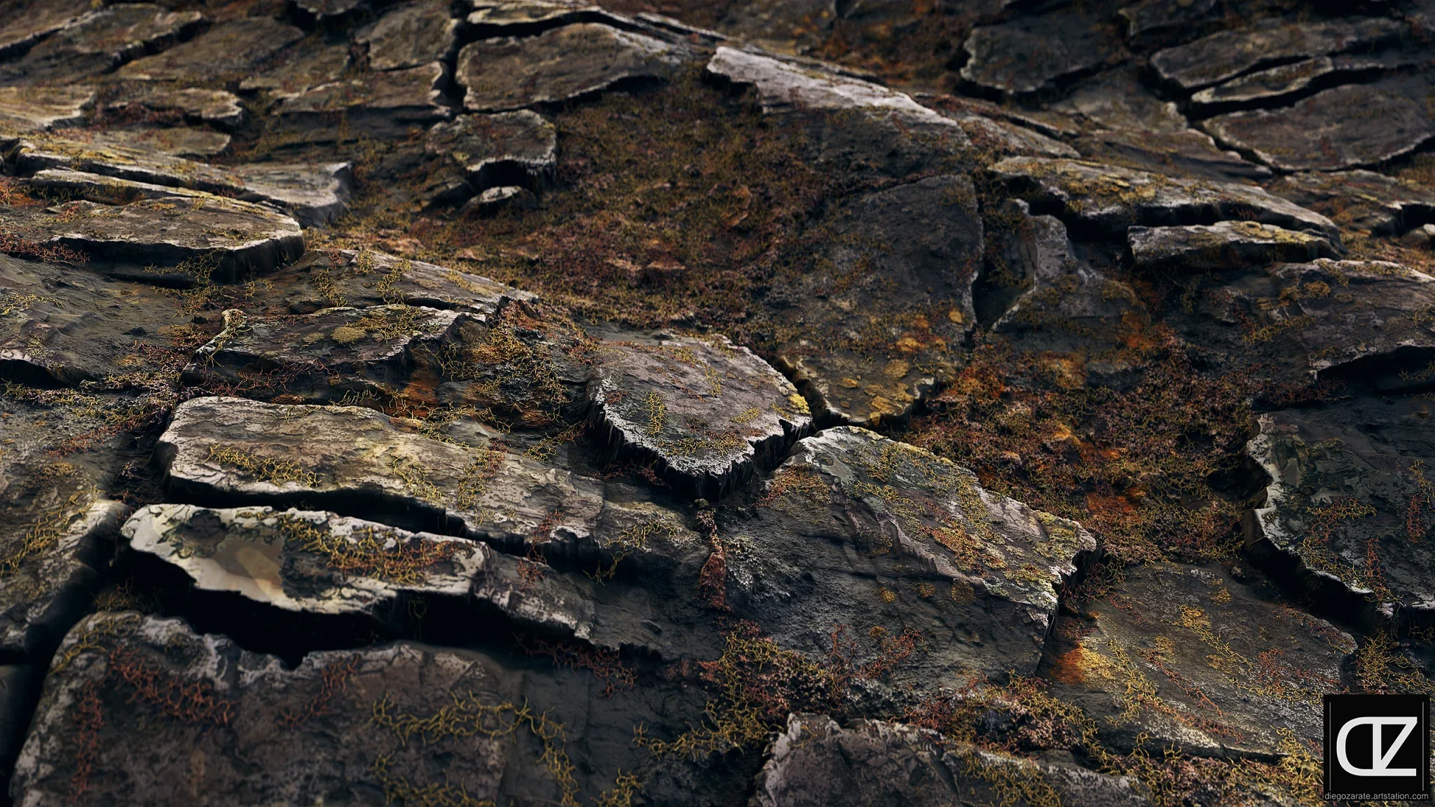 PBR- NORDIC ROCKS - 4K MATERIAL + SBS GRAPH