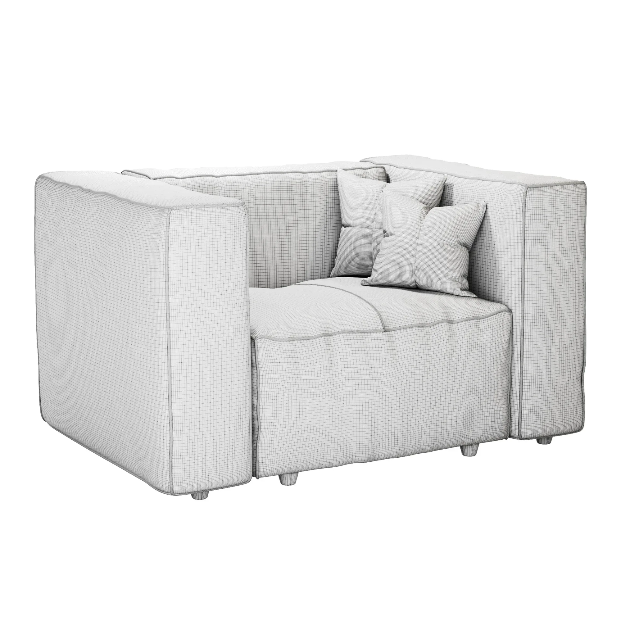 Sofa Mags Soft 1 Seater (vray & corona)