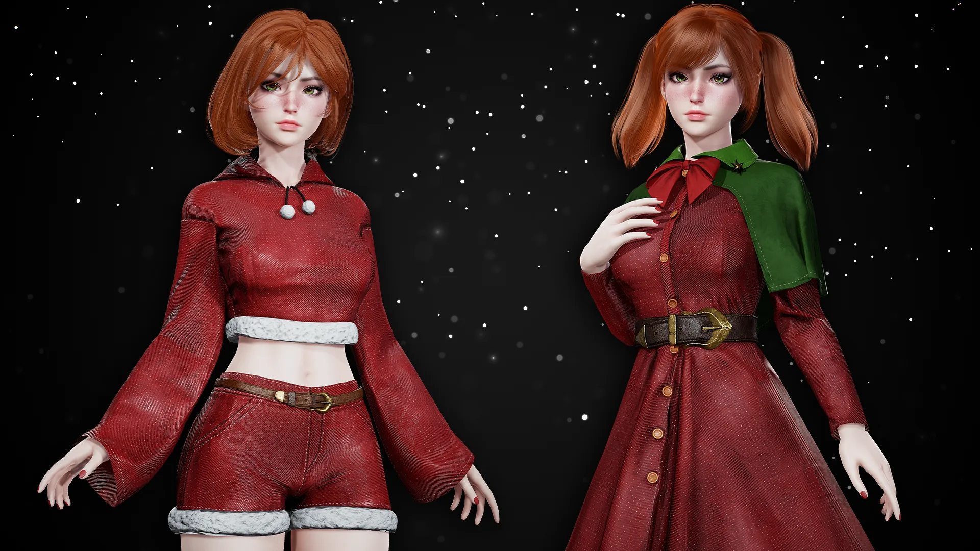 New Year Girls - Game Ready