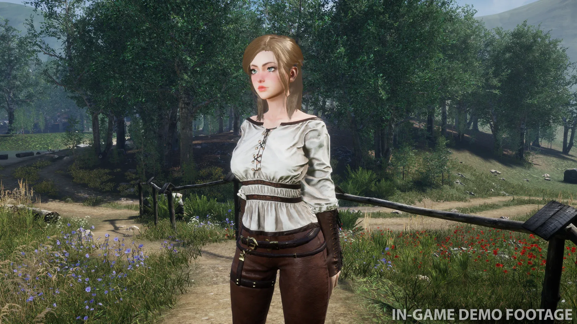 Medieval Girl - Game Ready