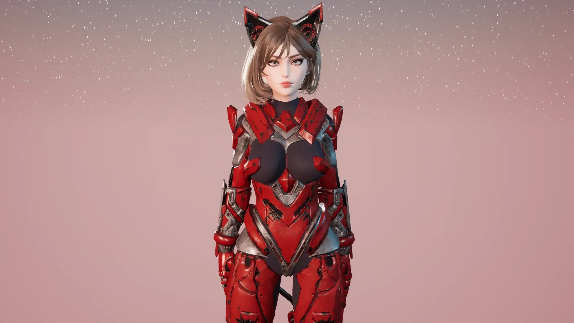 Cosmo Cat Girl - Game Ready