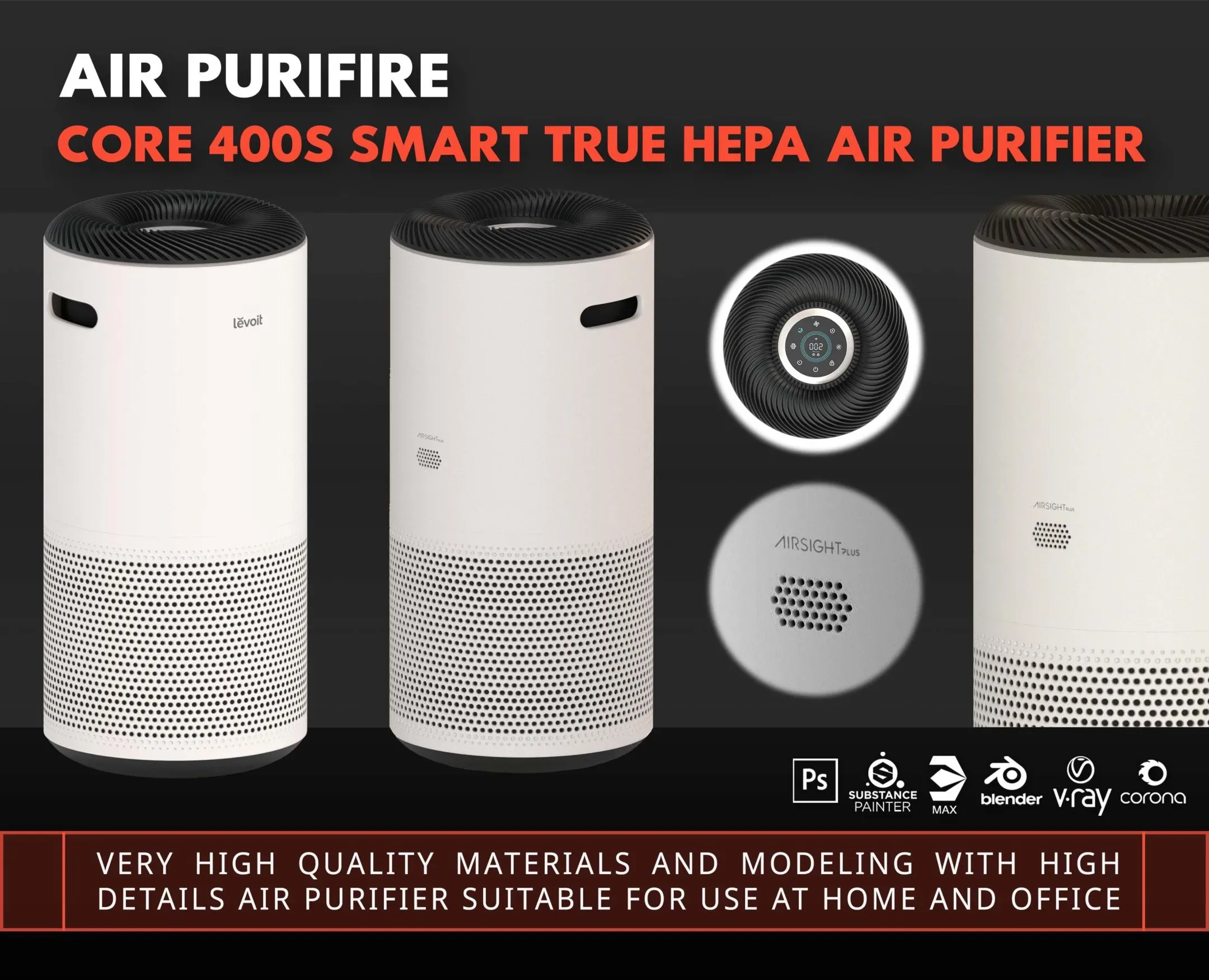 Core 400S Smart True HEPA Air Purifier