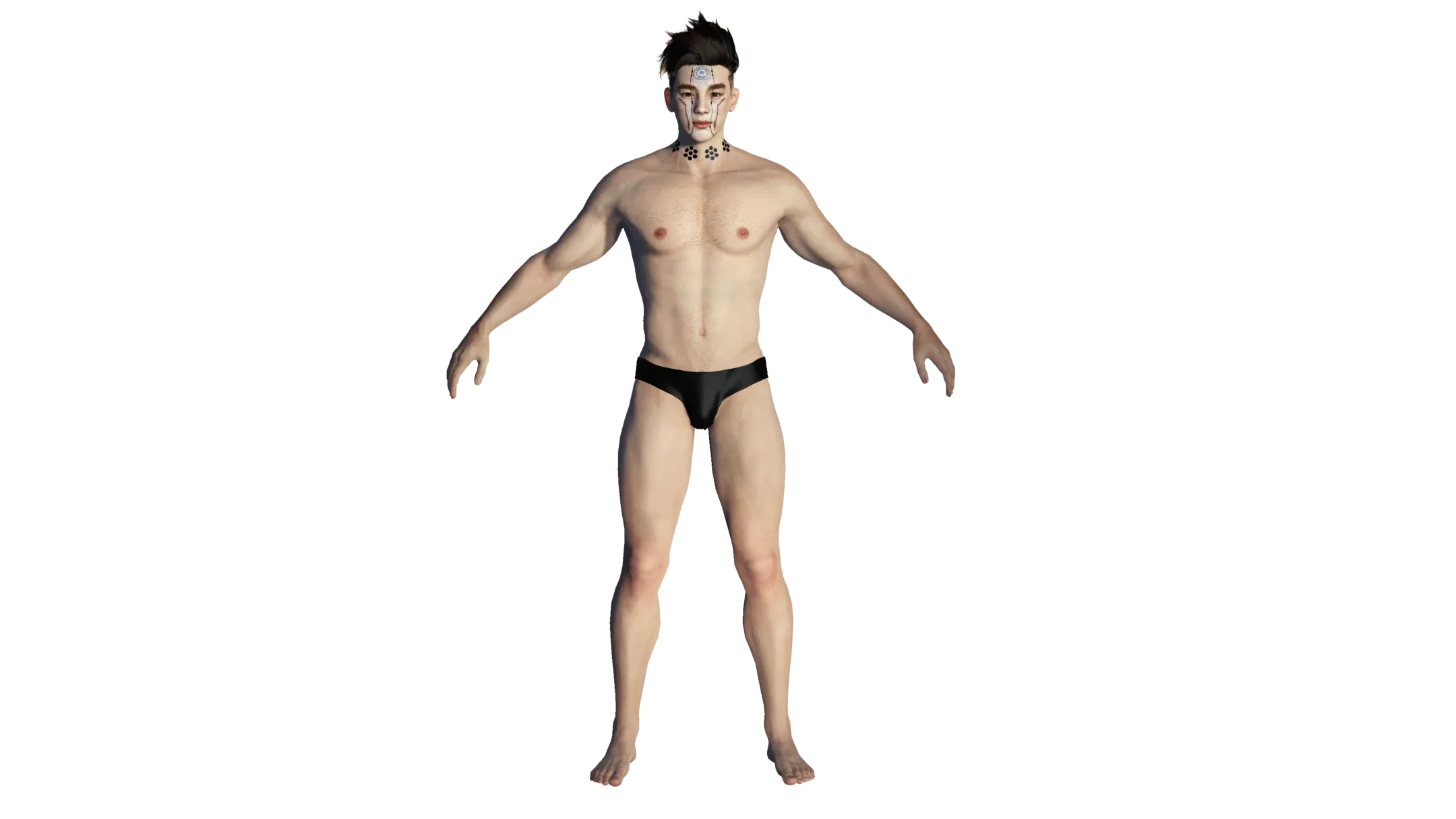 AAA 3D Cyborg Futuristic Male - Game Ready Realistic Character