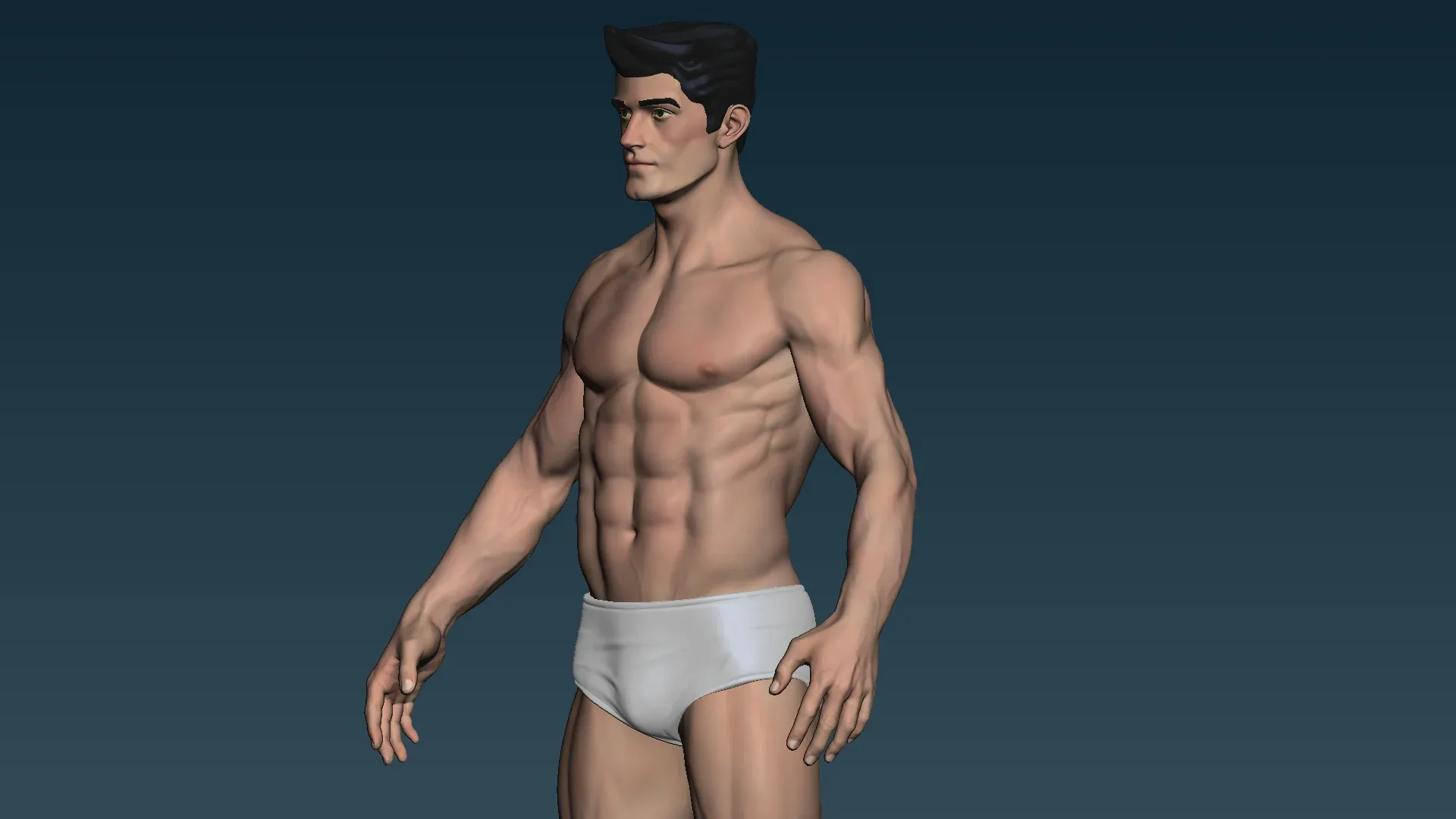 Male base mesh