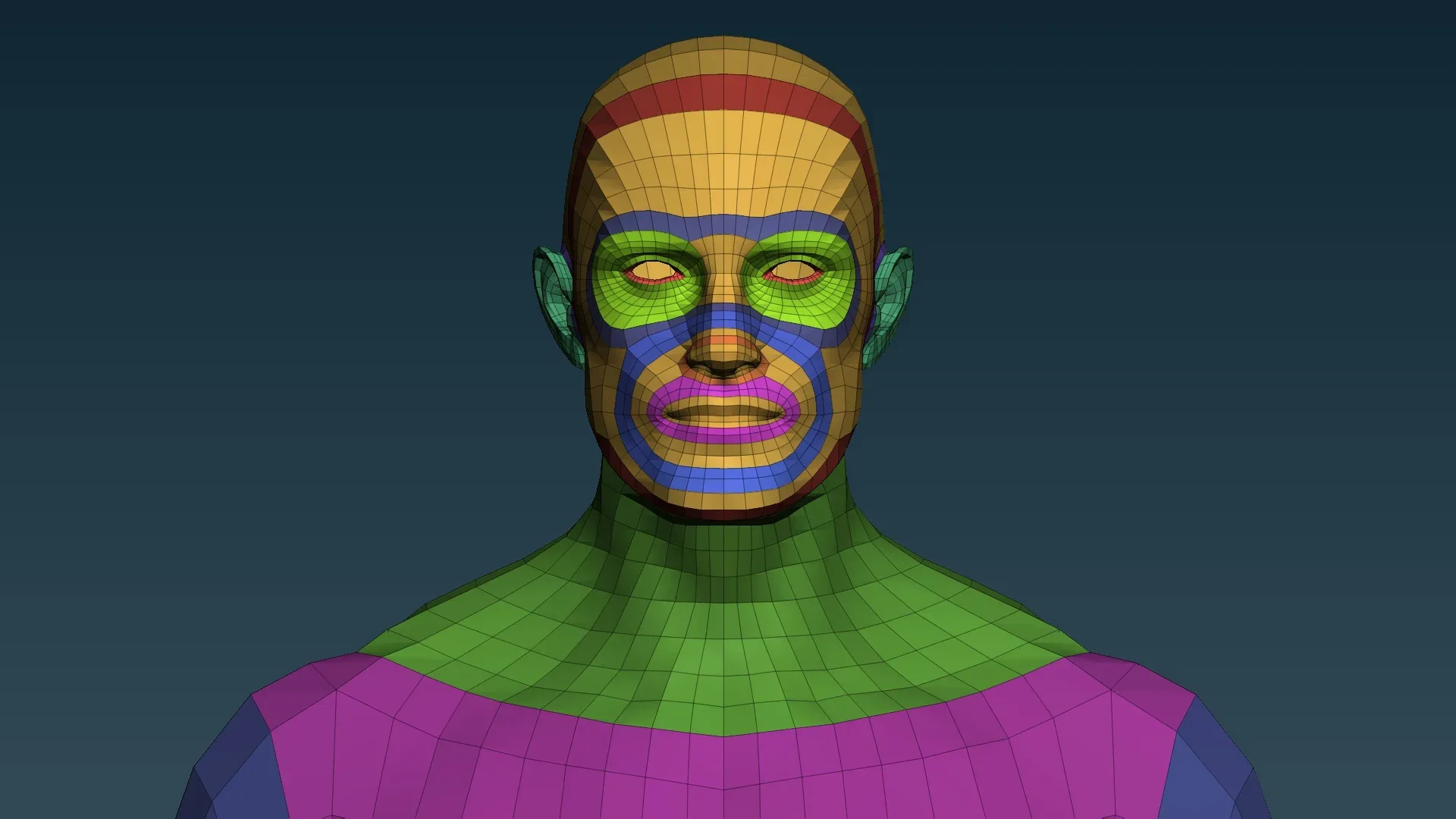 Male base mesh