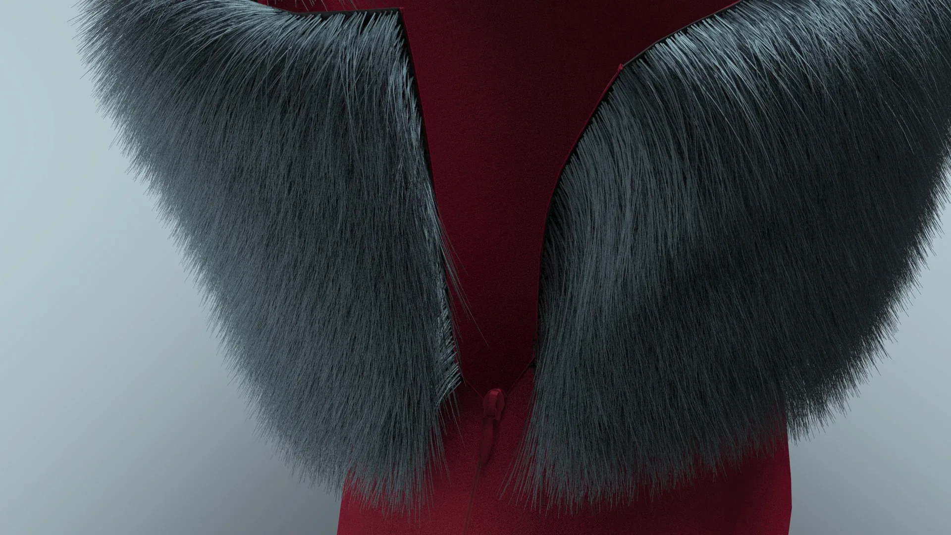 Womens Jumpsuit made from wool and fur