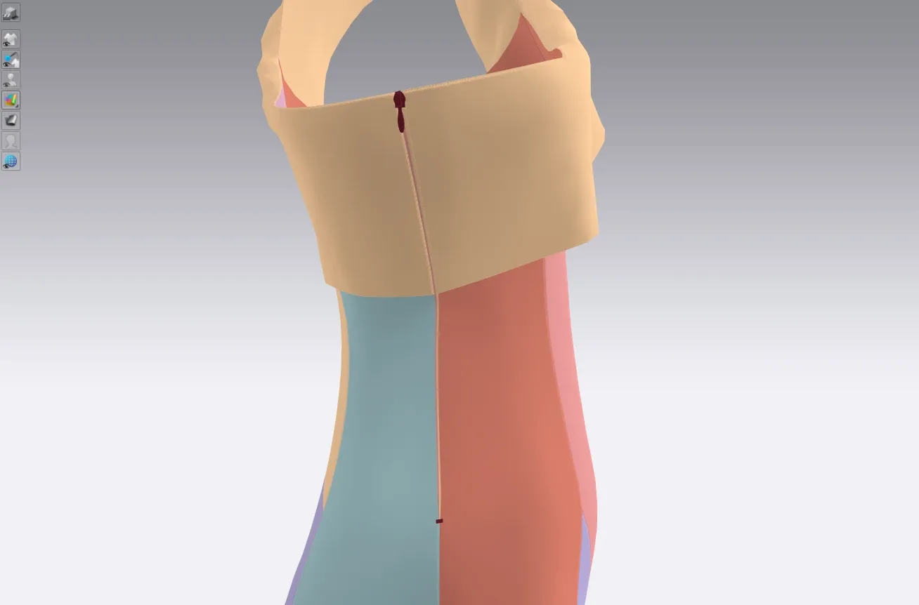 Womens Jumpsuit made from wool and fur