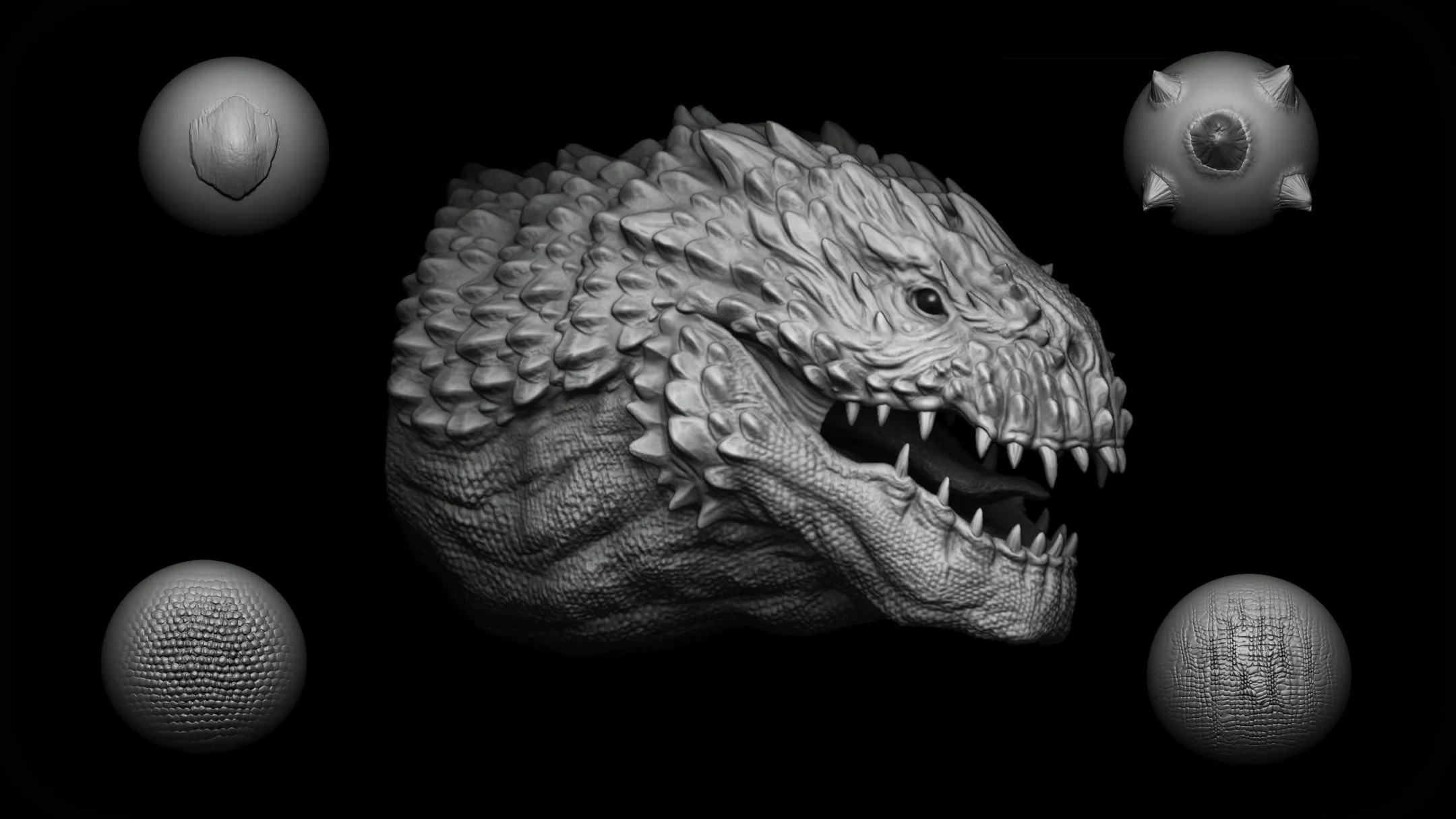 Zbrush - Scales and Skins VDM Brush + Alphas