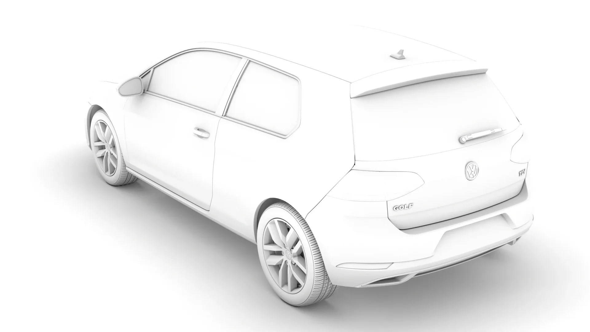 VW Golf TDI 3door Typ5G 2019