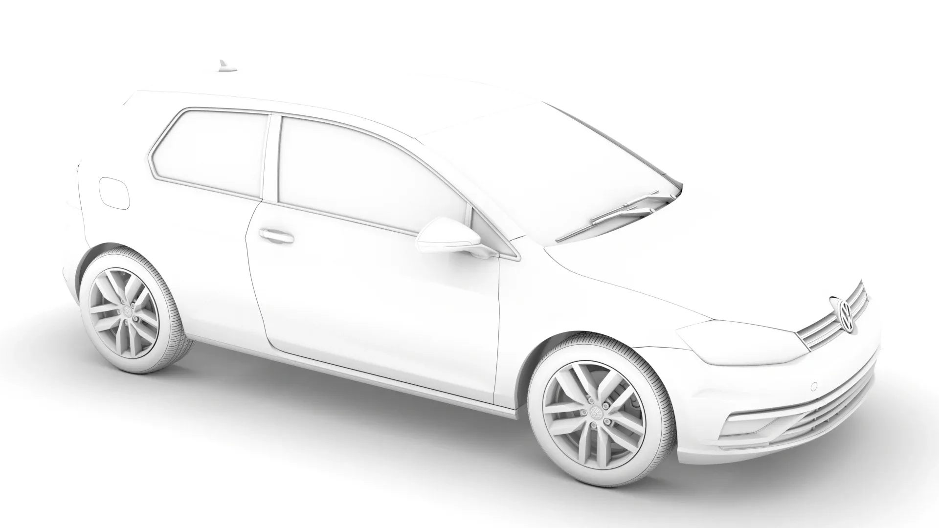 VW Golf TDI 3door Typ5G 2019