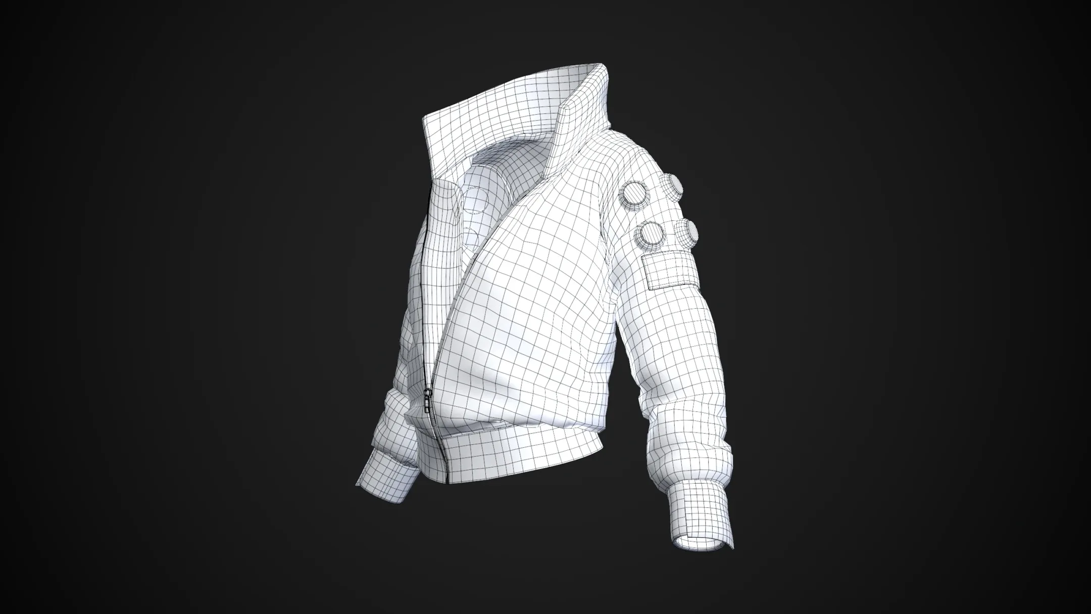 Cyberpunk 2077 Black Jacket