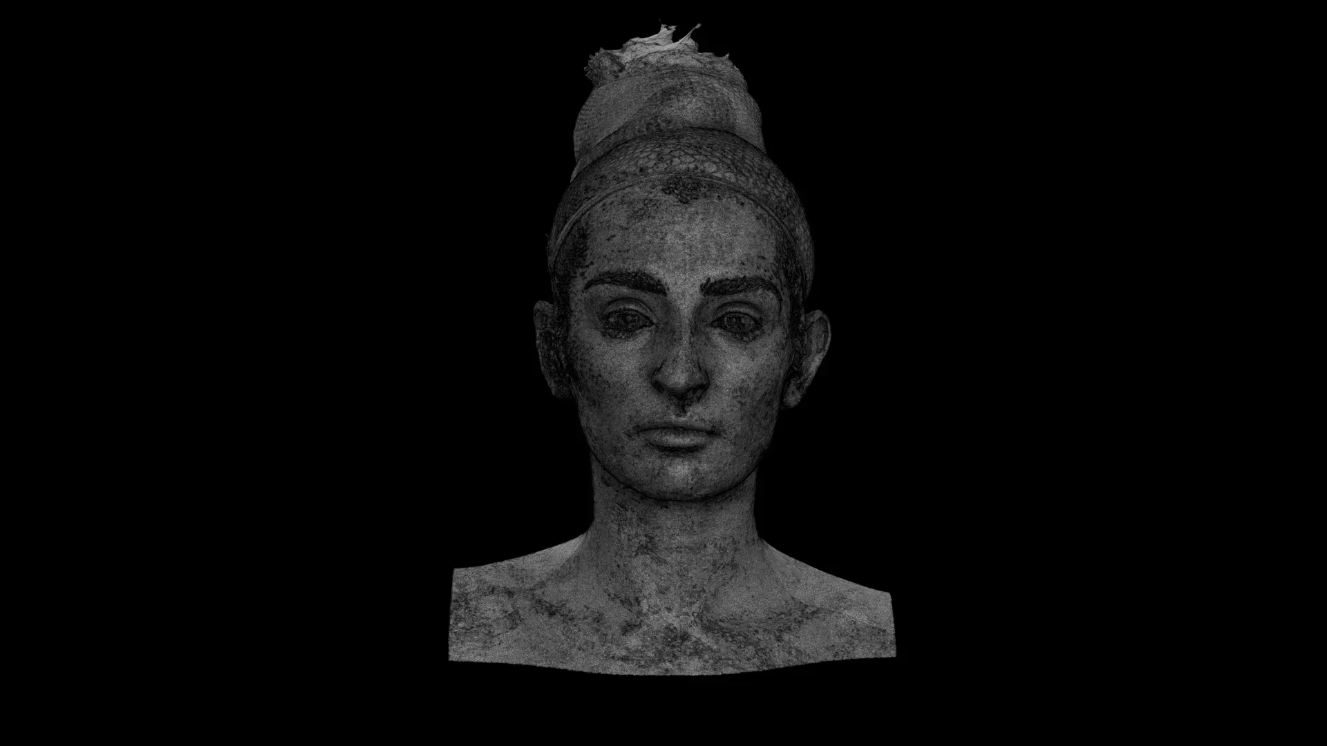 Raw Head Scan | 3D Model Waja