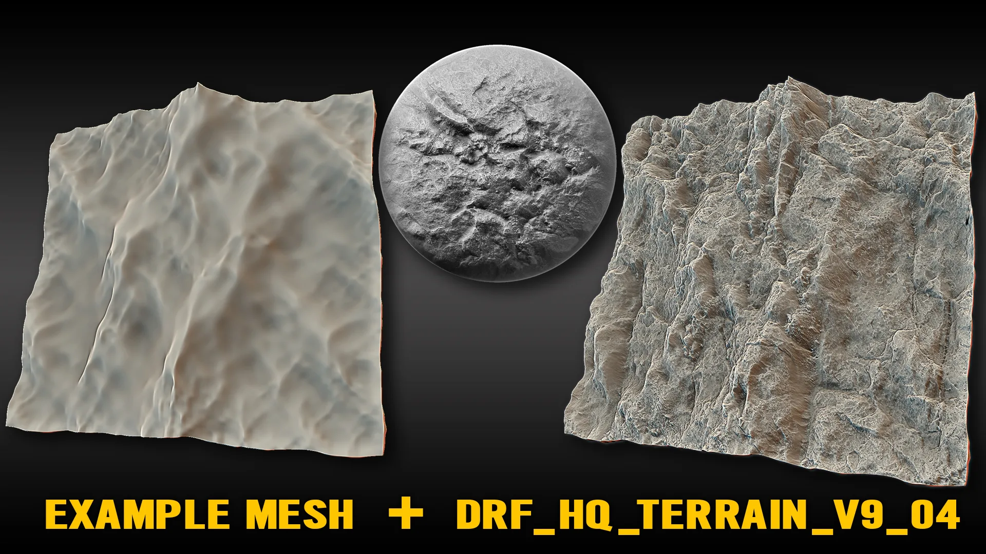 Ultra HQ Seamless Terrain / Rocks Sculpt brushes + Alpha/Height Maps Set Vol.9