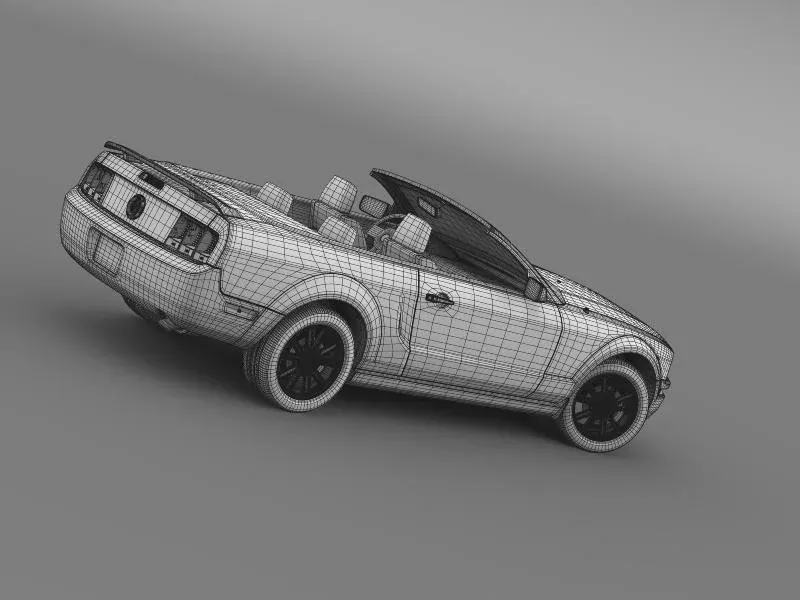 Ford Mustang Convertible 2005 - FlippedNormals