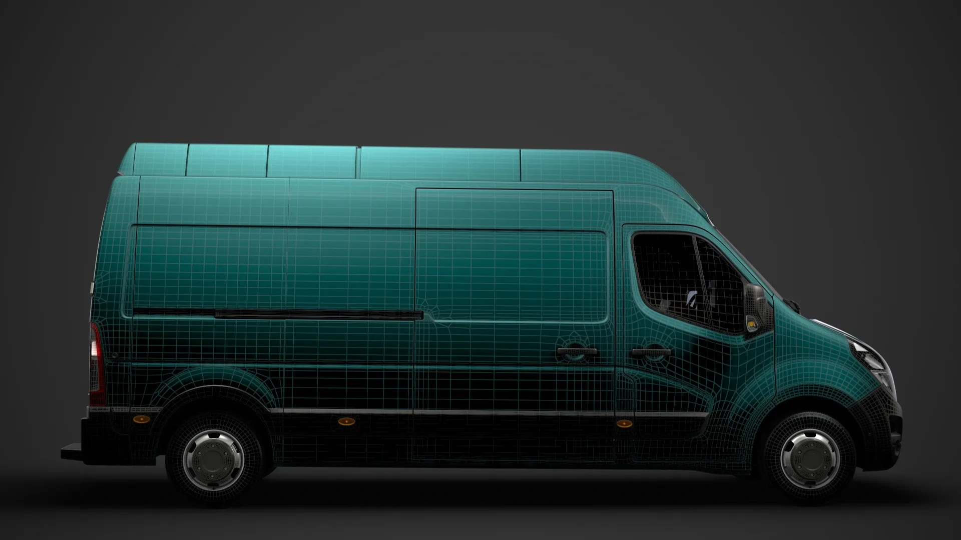 Vauxhall Movano L3H3 Van 2020 FlippedNormals