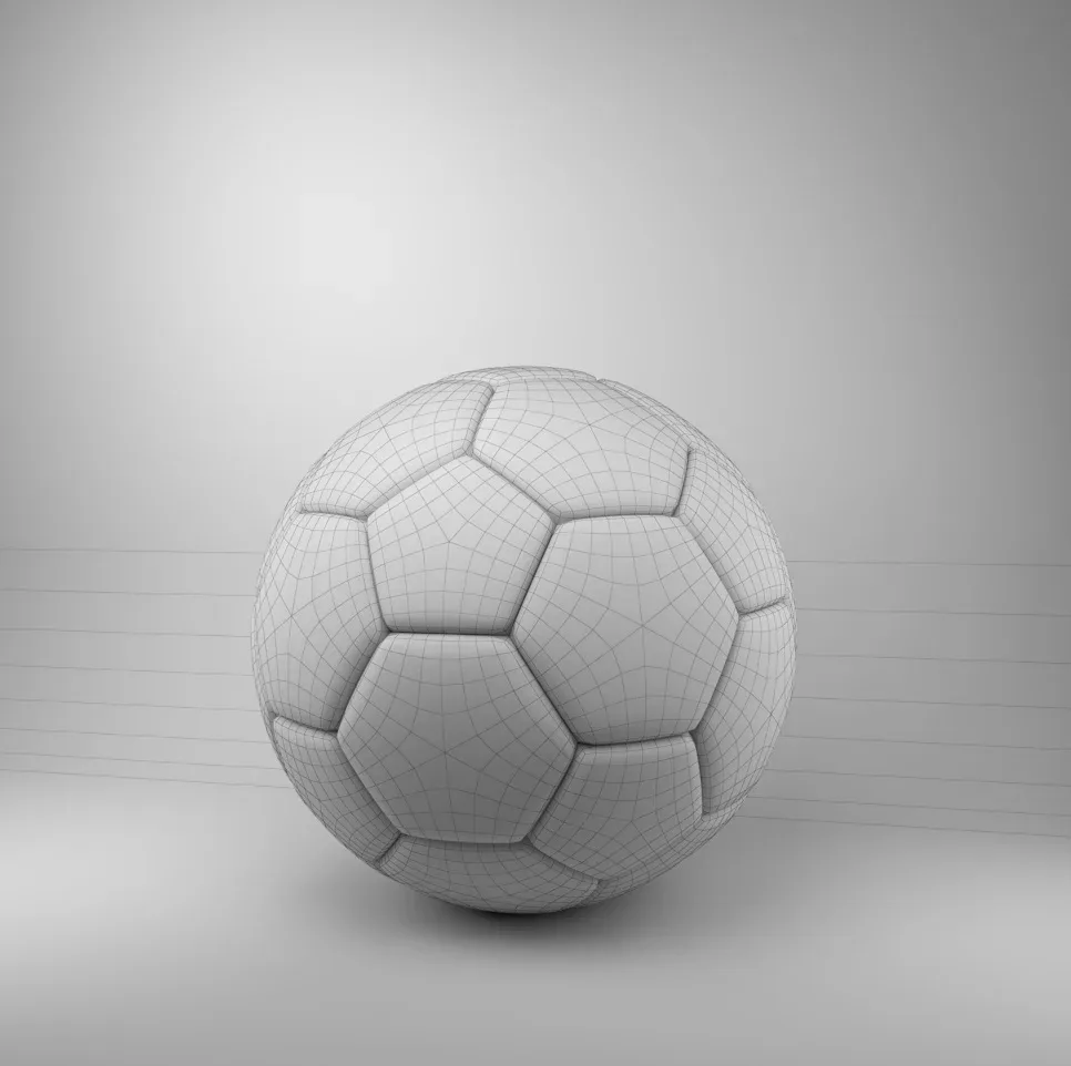 Football 3d model