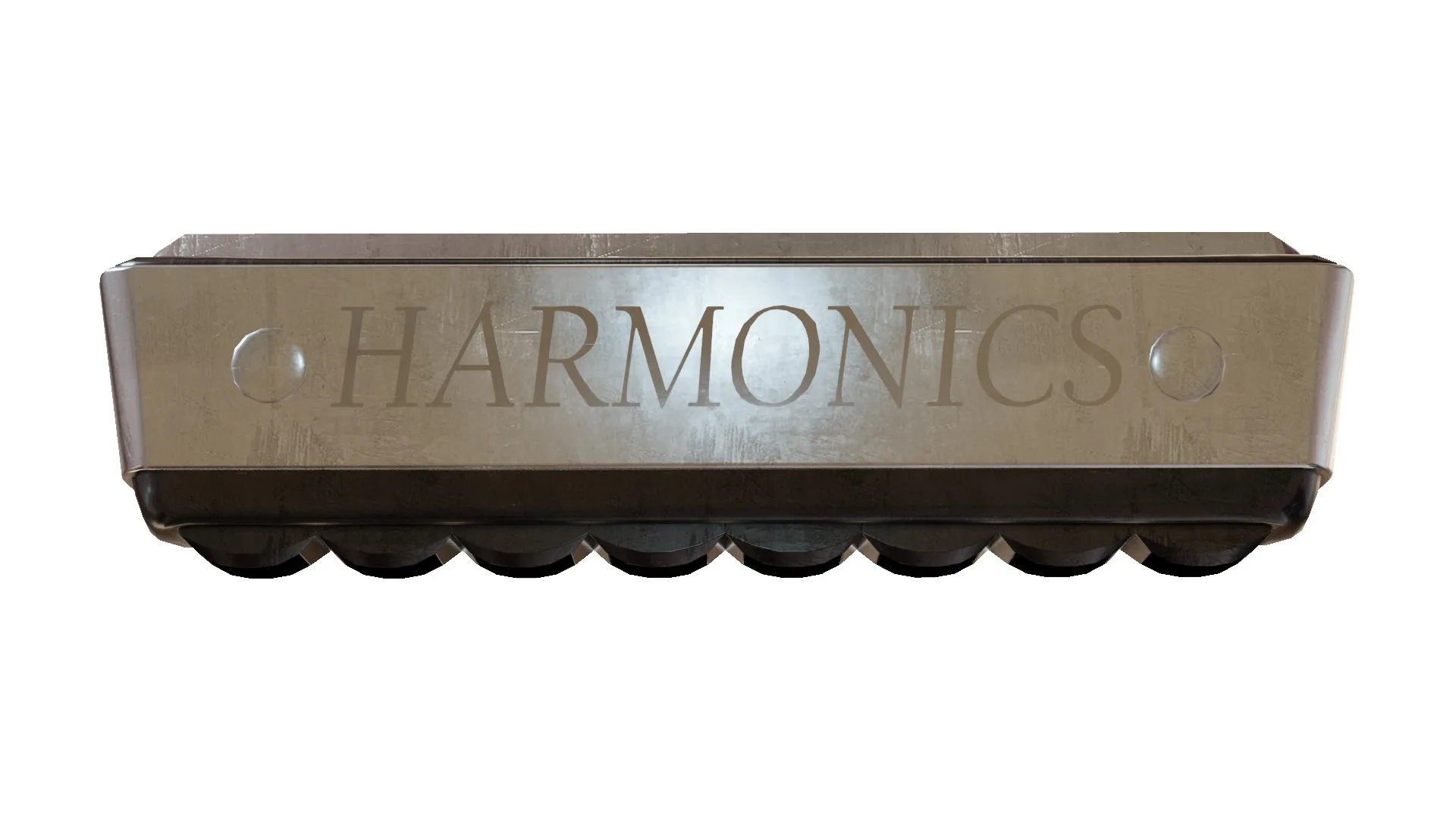 Harmonica 3D Model