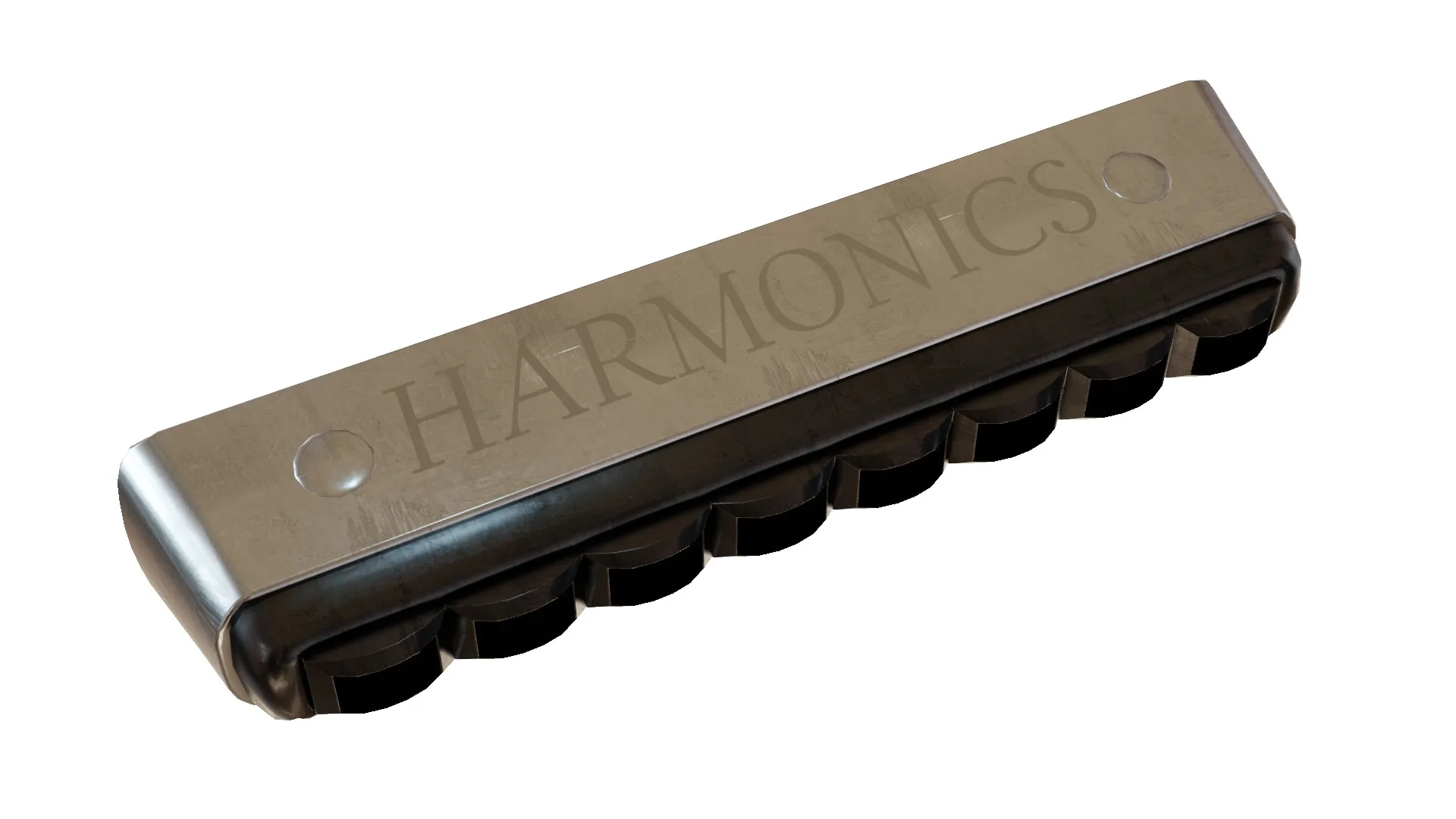 Harmonica 3D Model