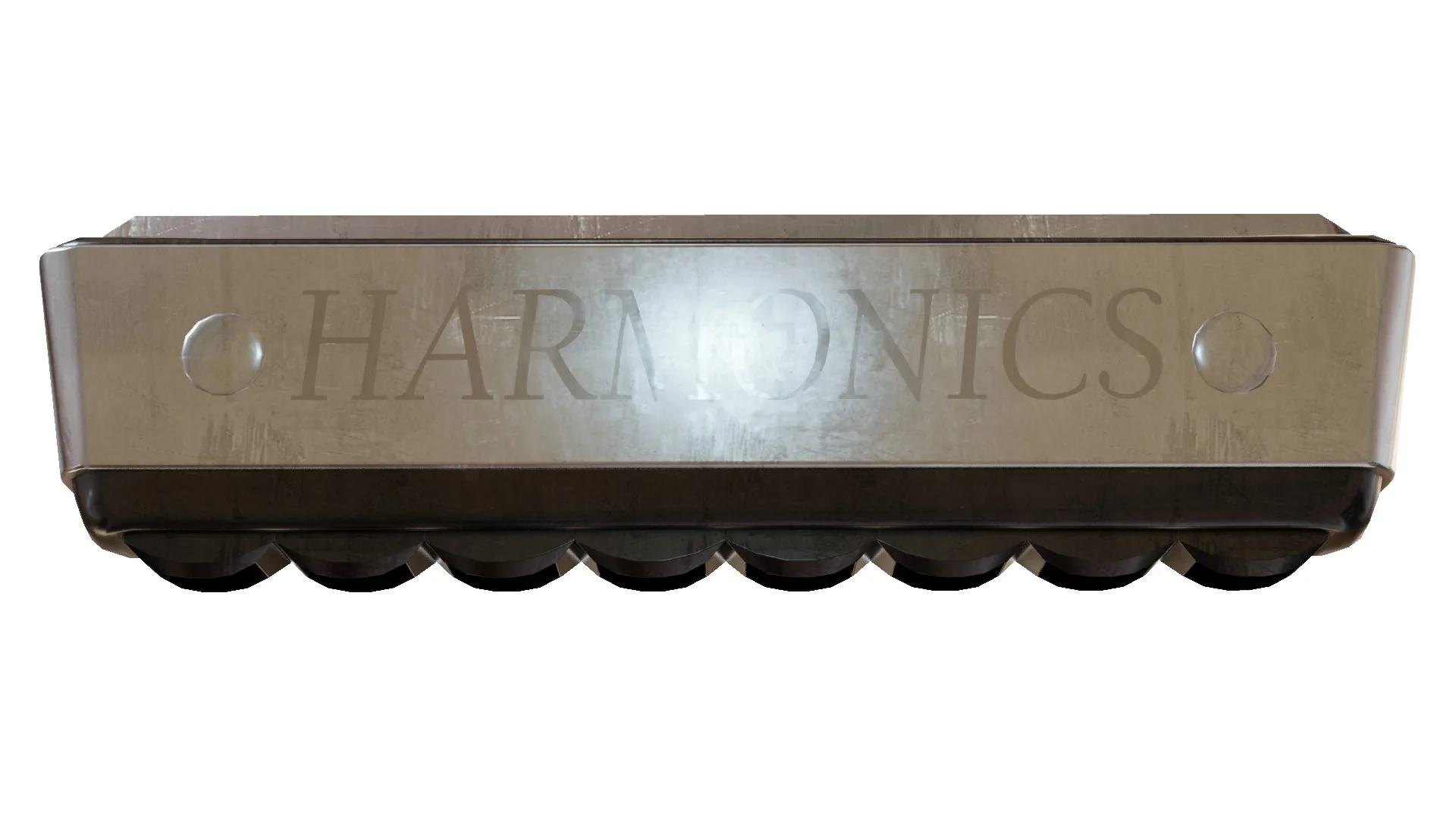 Harmonica 3D Model