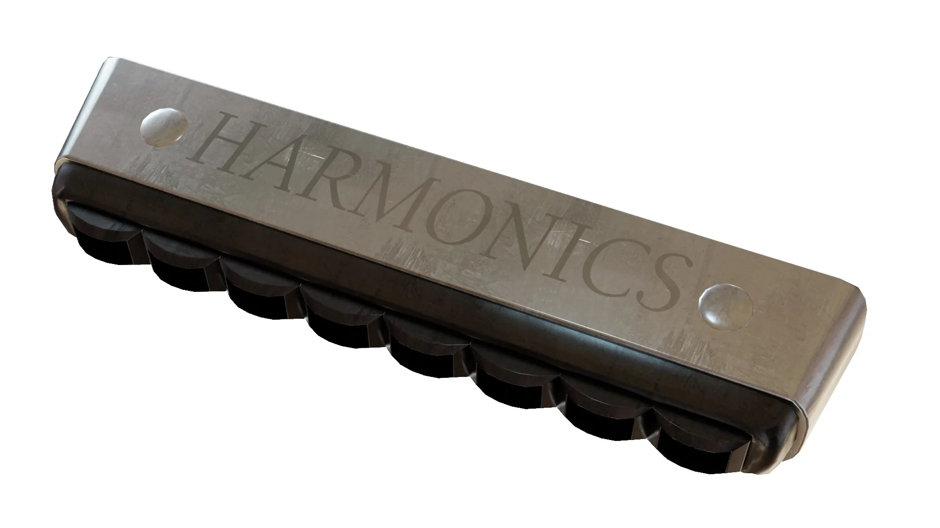 Harmonica 3D Model