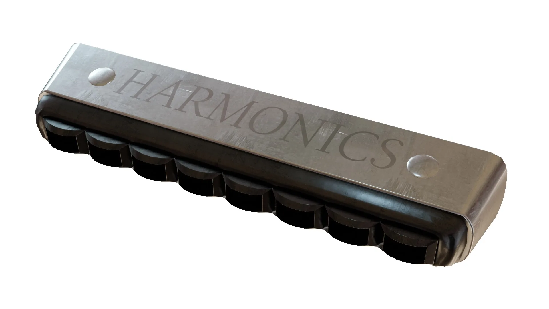 Harmonica 3D Model