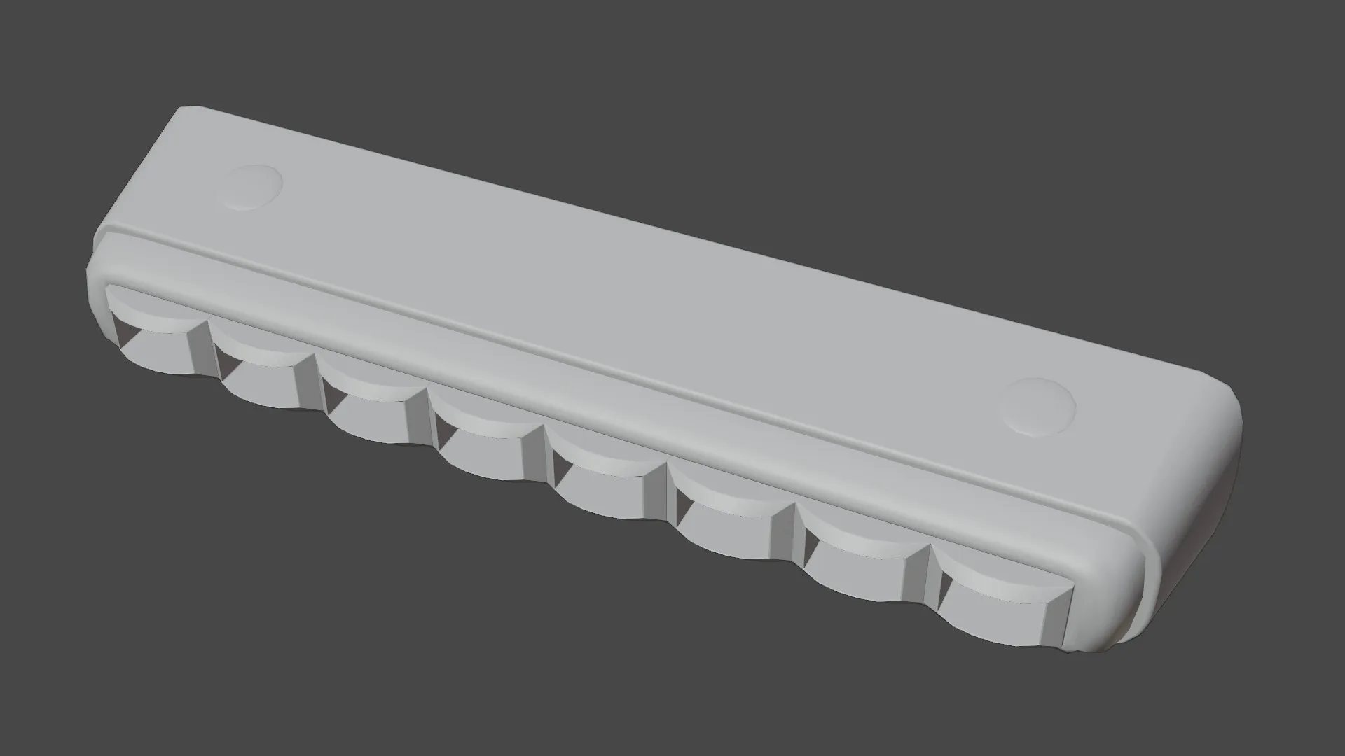 Harmonica 3D Model