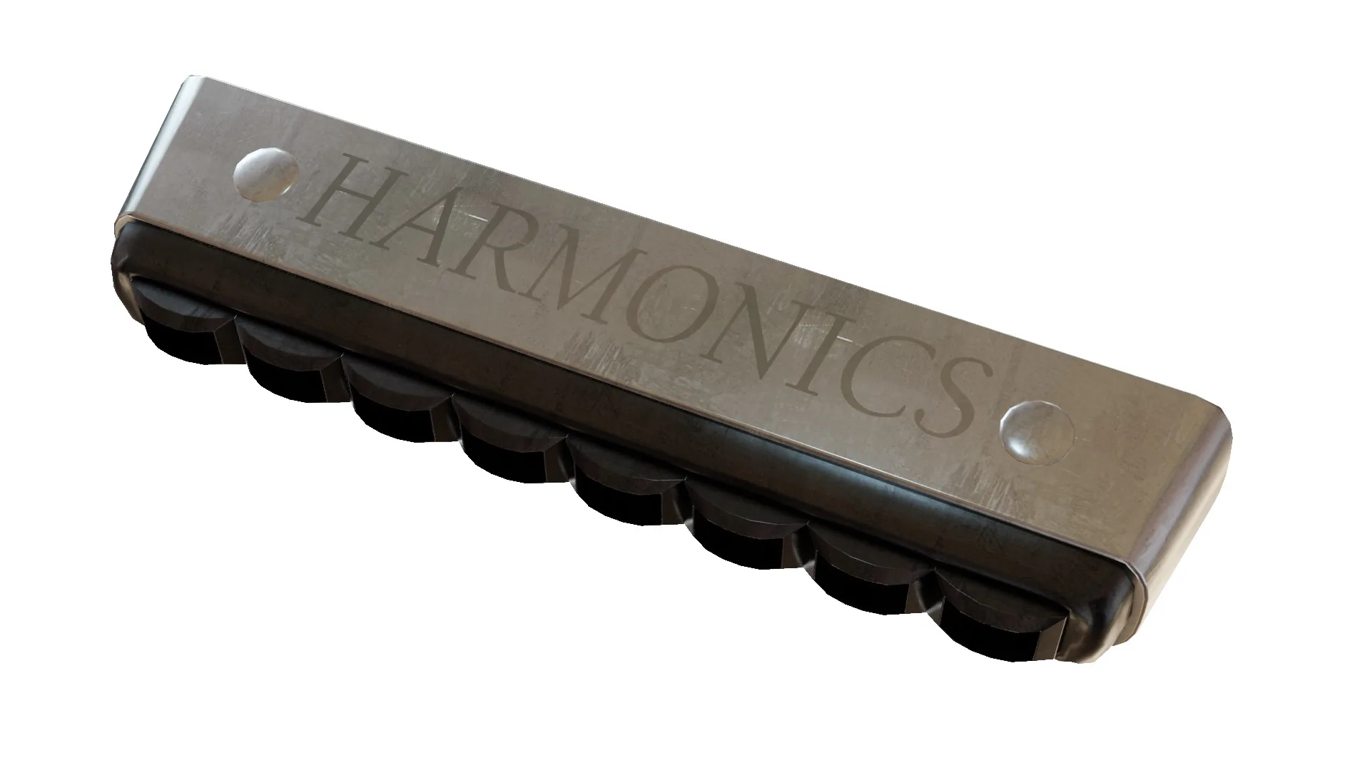 Harmonica 3D Model