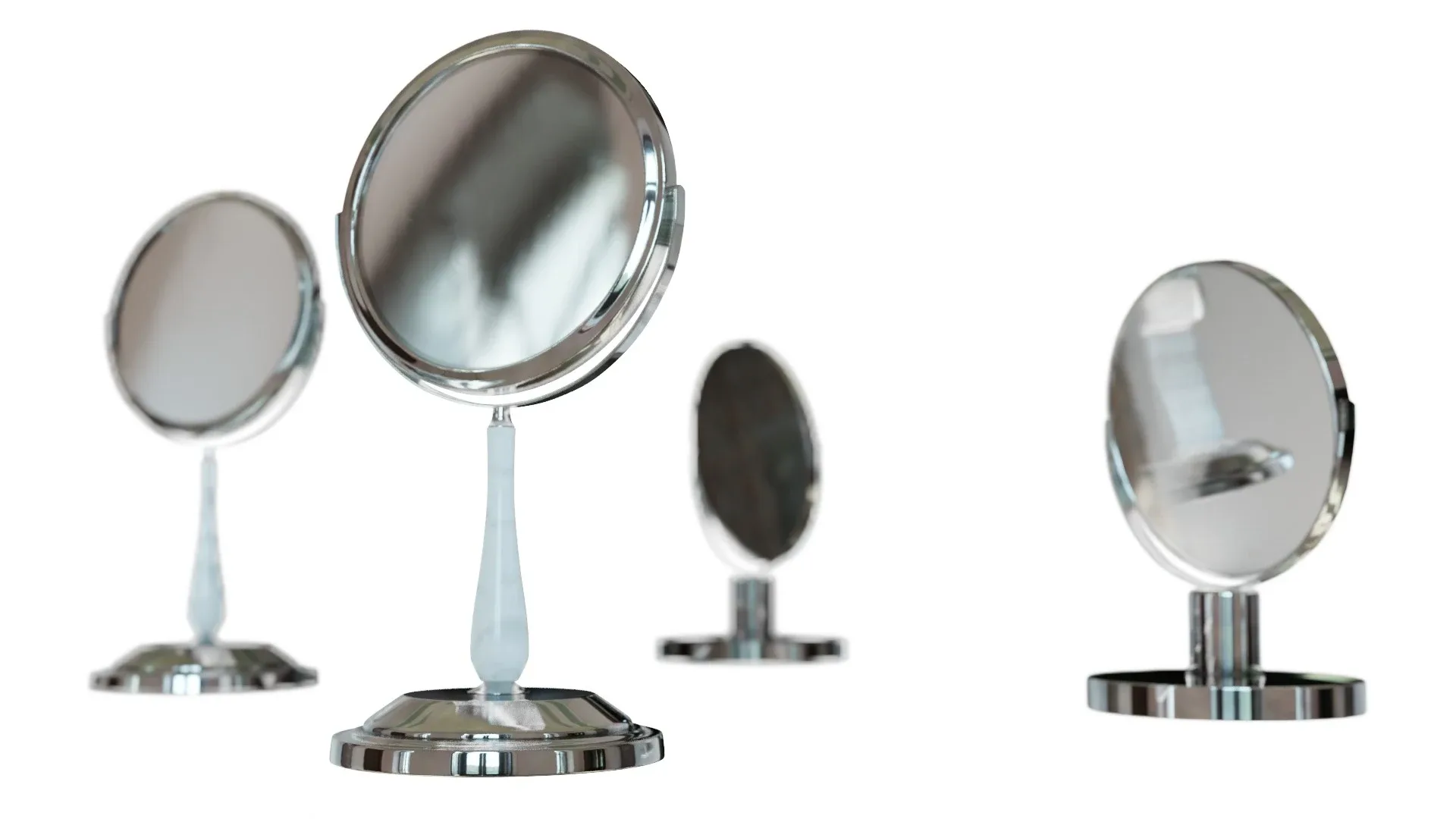 Bathroom Mirror 3D Model Set