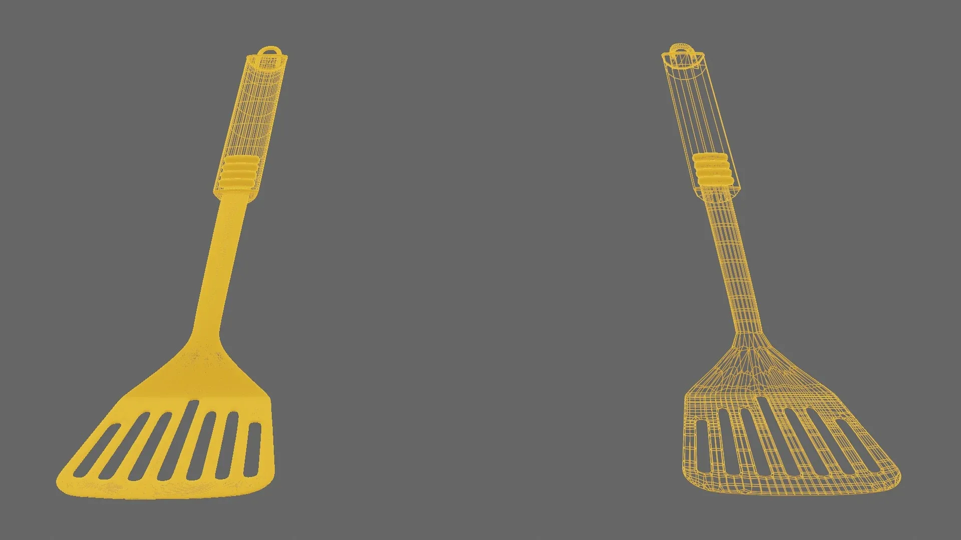 Steel Spatula 3D Model