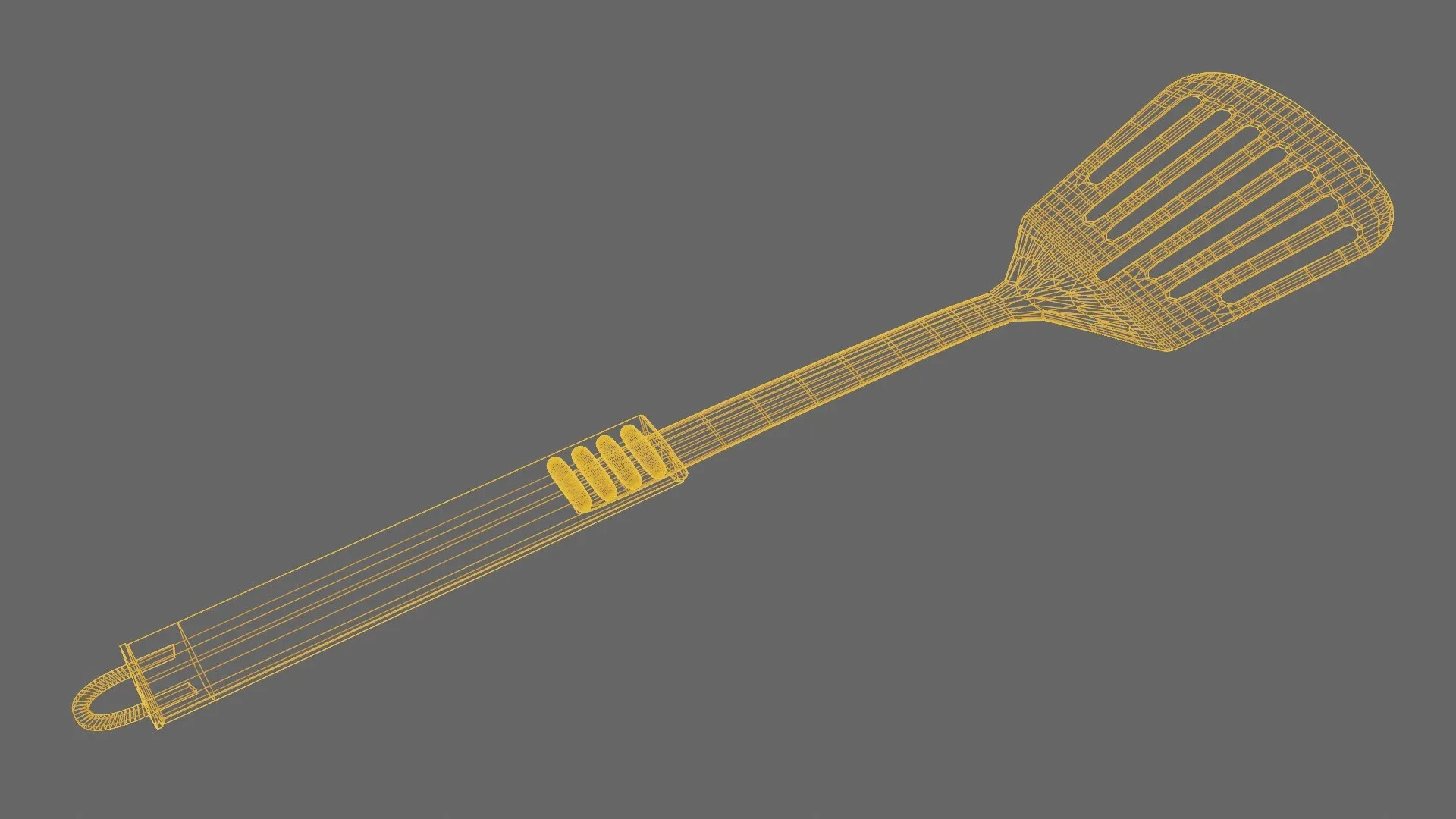 Steel Spatula 3D Model