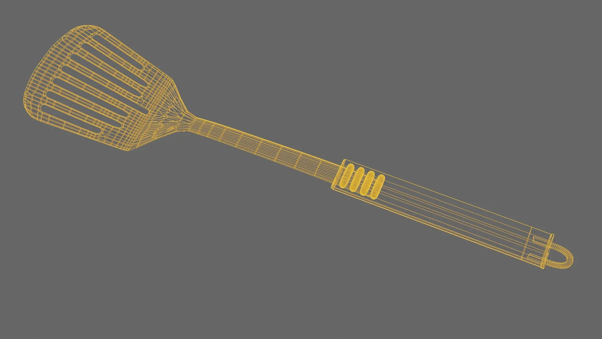 Steel Spatula 3D Model