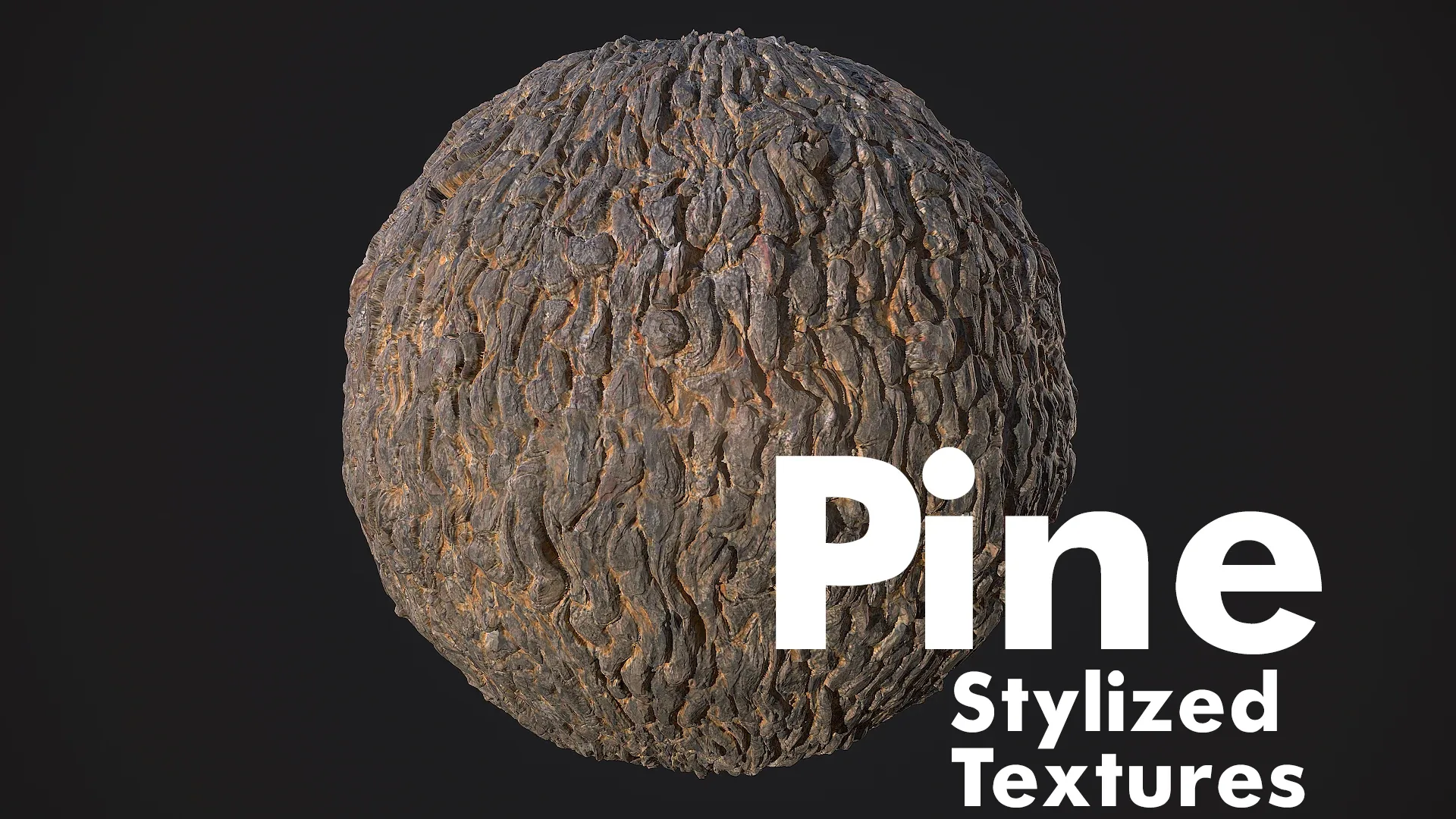 Stylized Pine Bark Textures
