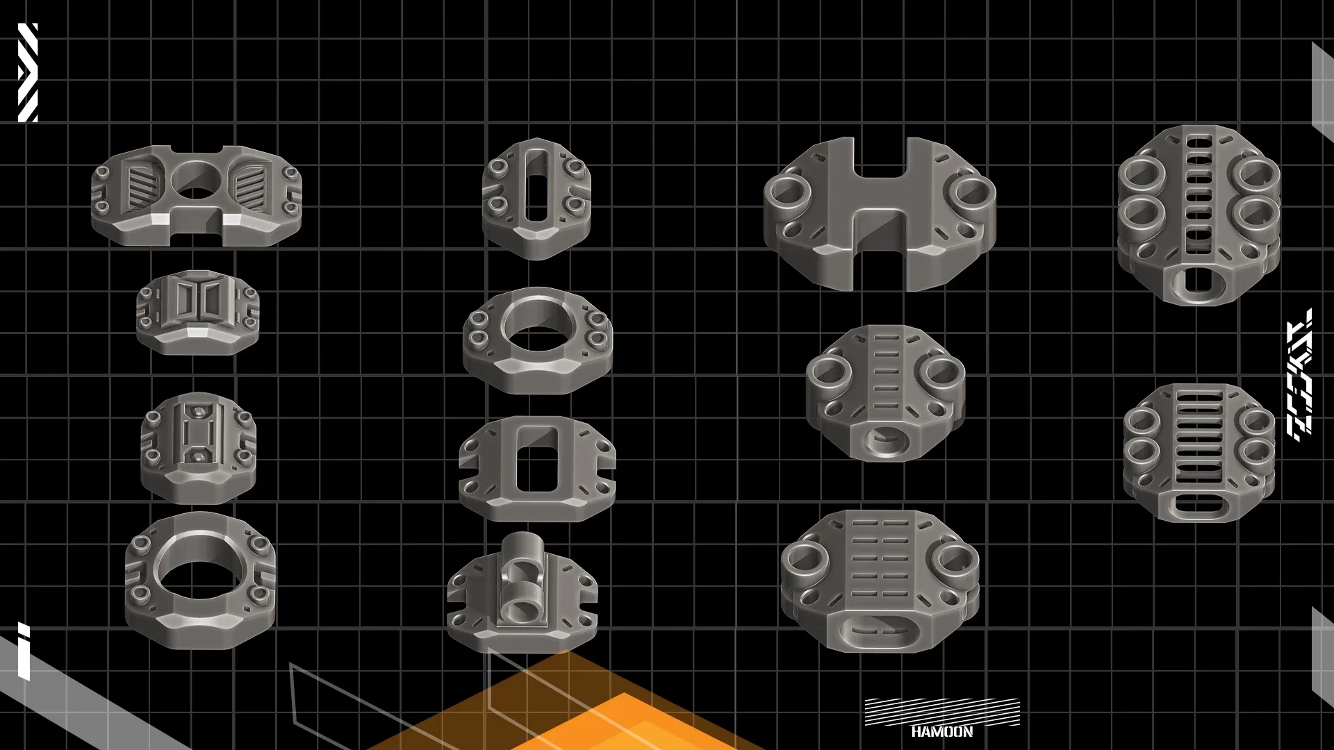 Hard Surface KITBASH_190 DETAILS _vol1